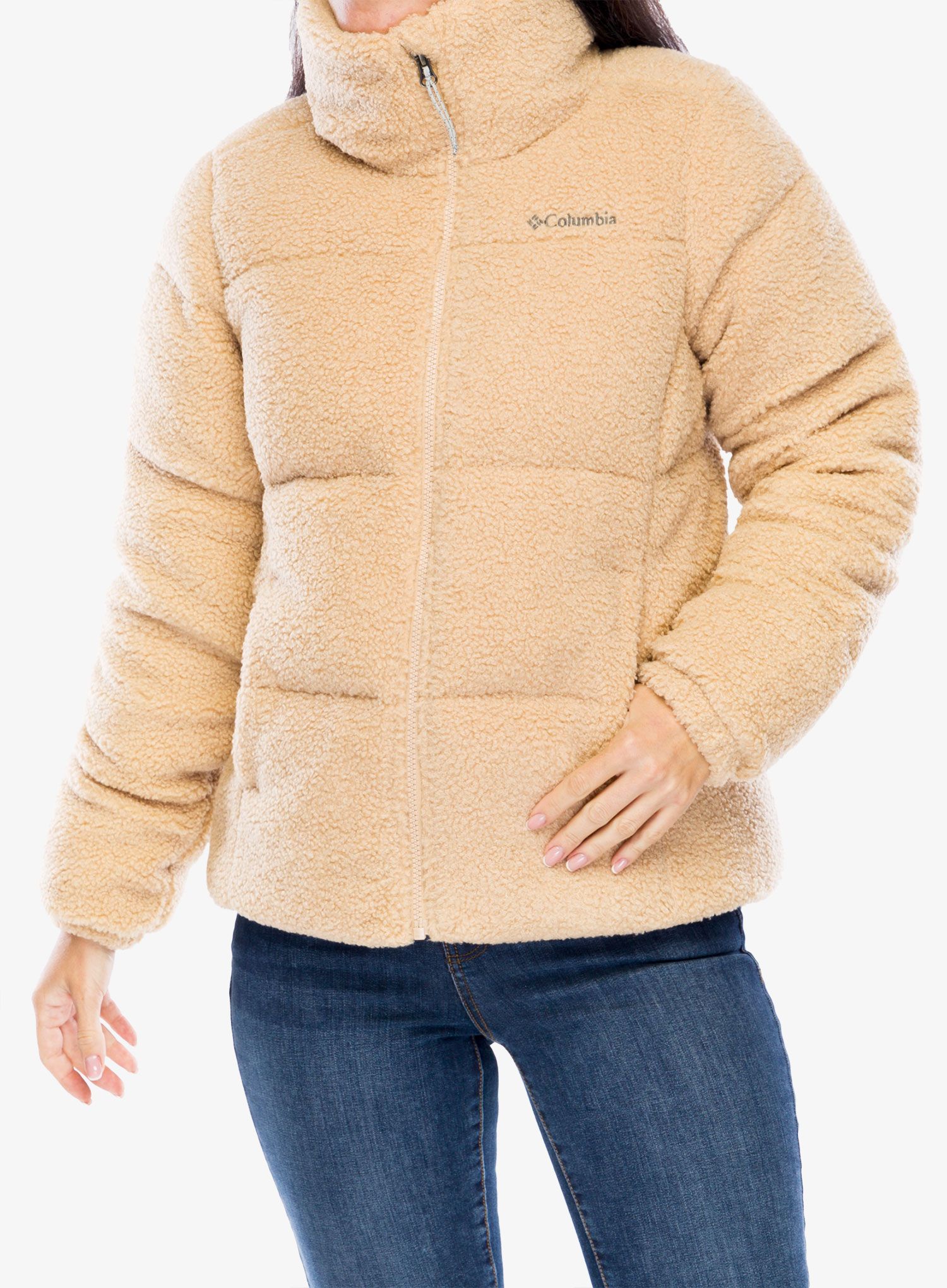 Jakna s postavom Columbia Puffect Sherpa Jacket - canoe
