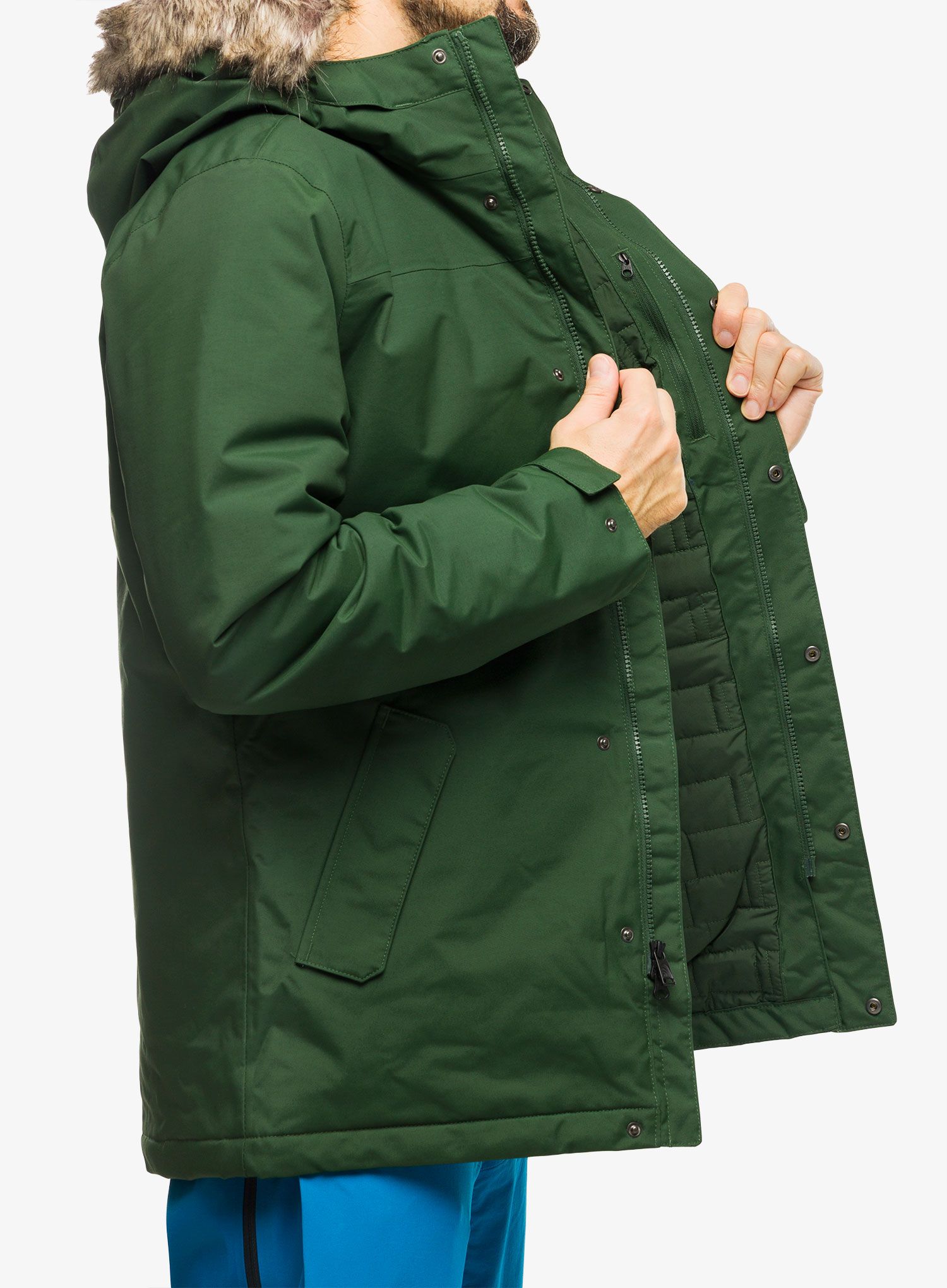 Jakna s postavom The North Face Recycled Zaneck Jacket - pine needle