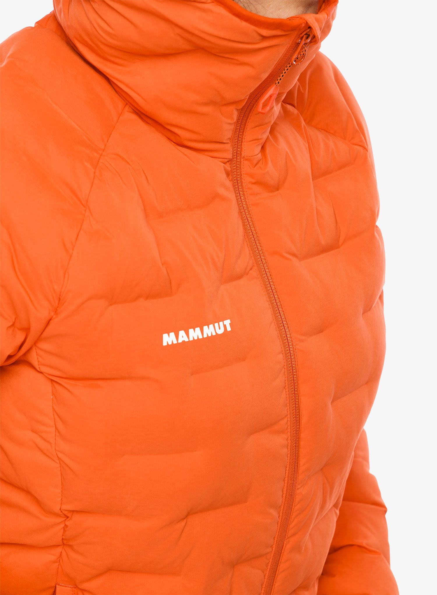 Jakna s postavom ženska Mammut Sender IN Hooded Jacket - mammut red