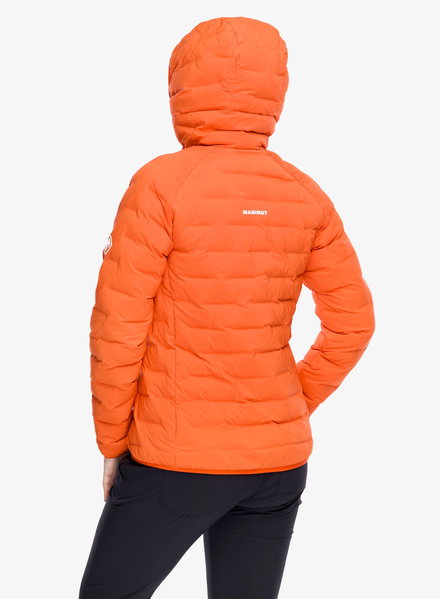 Jakna s postavom ženska Mammut Sender IN Hooded Jacket - mammut red