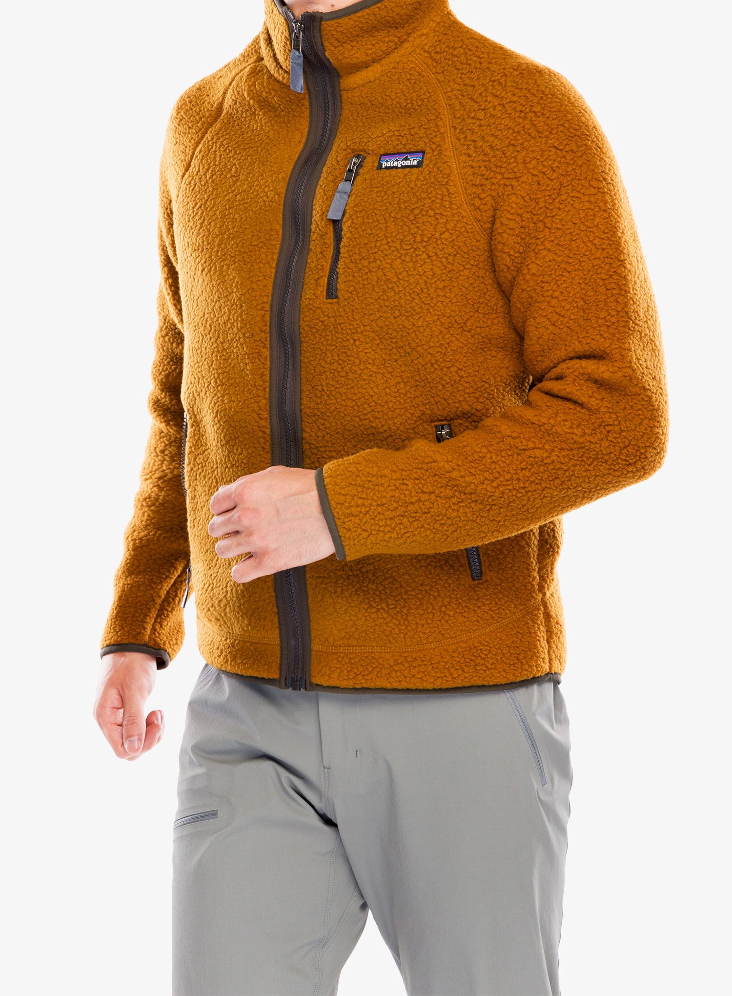 Jakna od flisa Patagonia Retro Pile Jacket - shelter brown