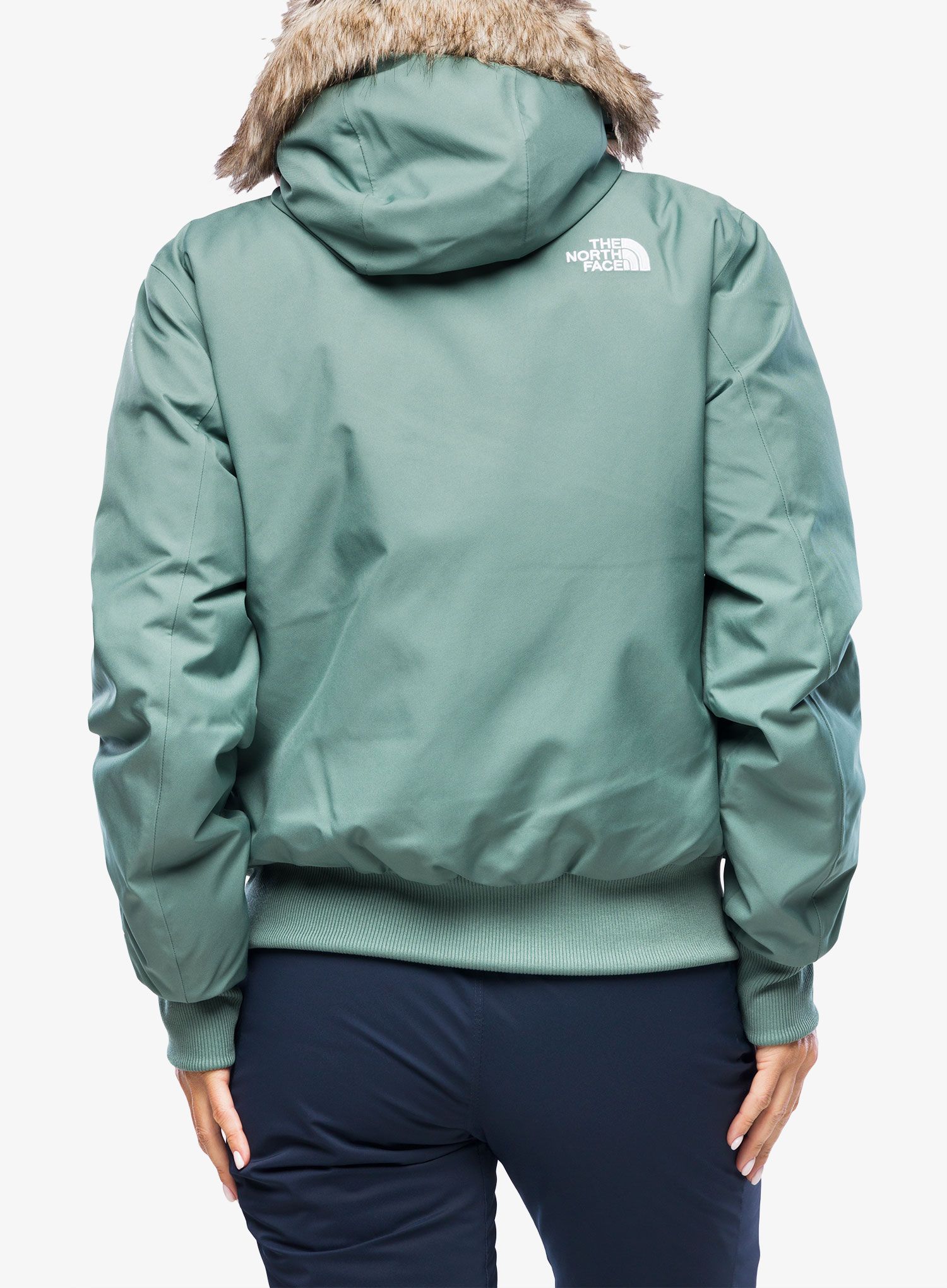 Ženska zimska jakna The North Face Arctic Bomber - dark sage
