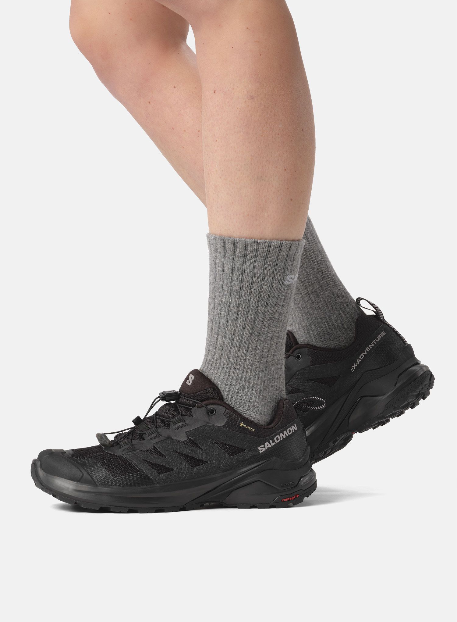 Ženske trail tenisice Salomon X-Adventure GTX - black/black