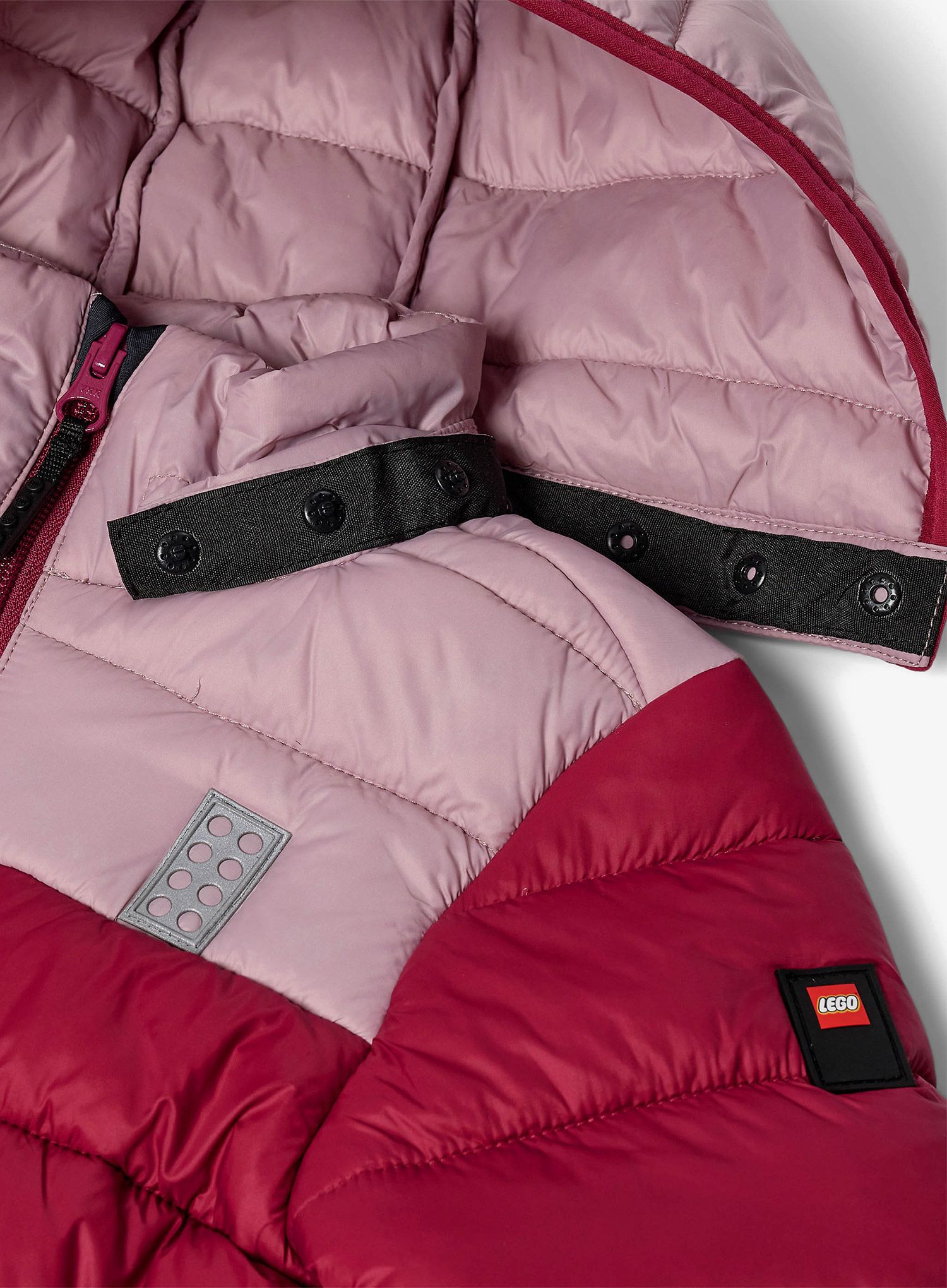 Dječja jakna LEGO Jad 605 - dark red