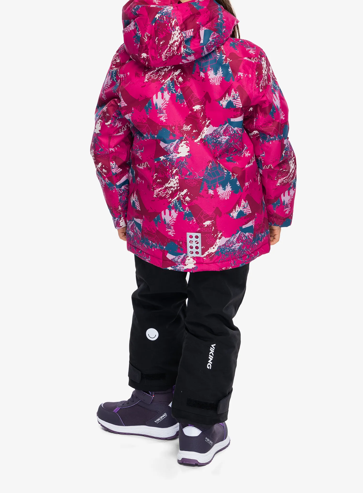 Dječja jakna LEGO Jad 710 - dark pink