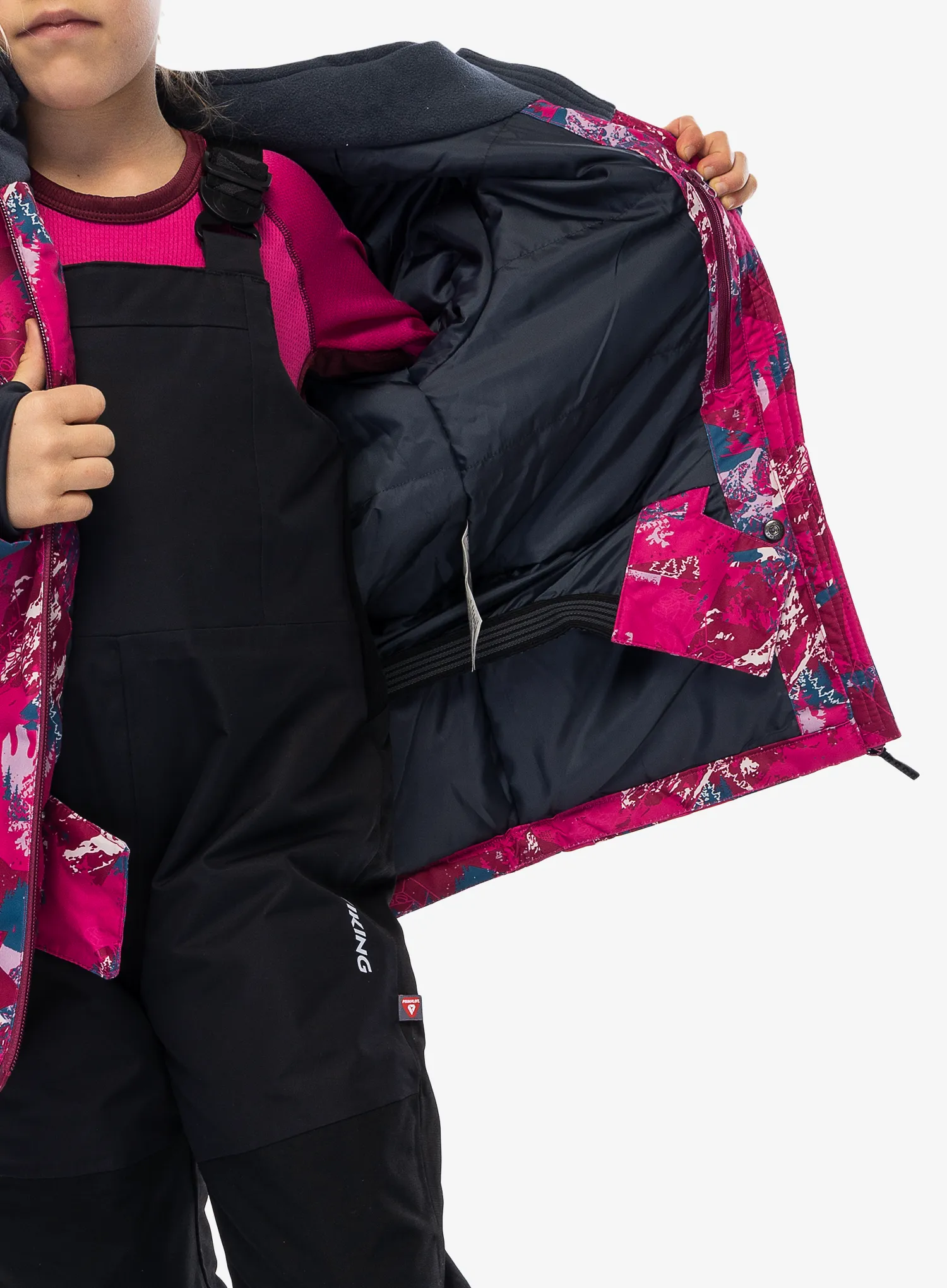 Dječja jakna LEGO Jad 710 - dark pink