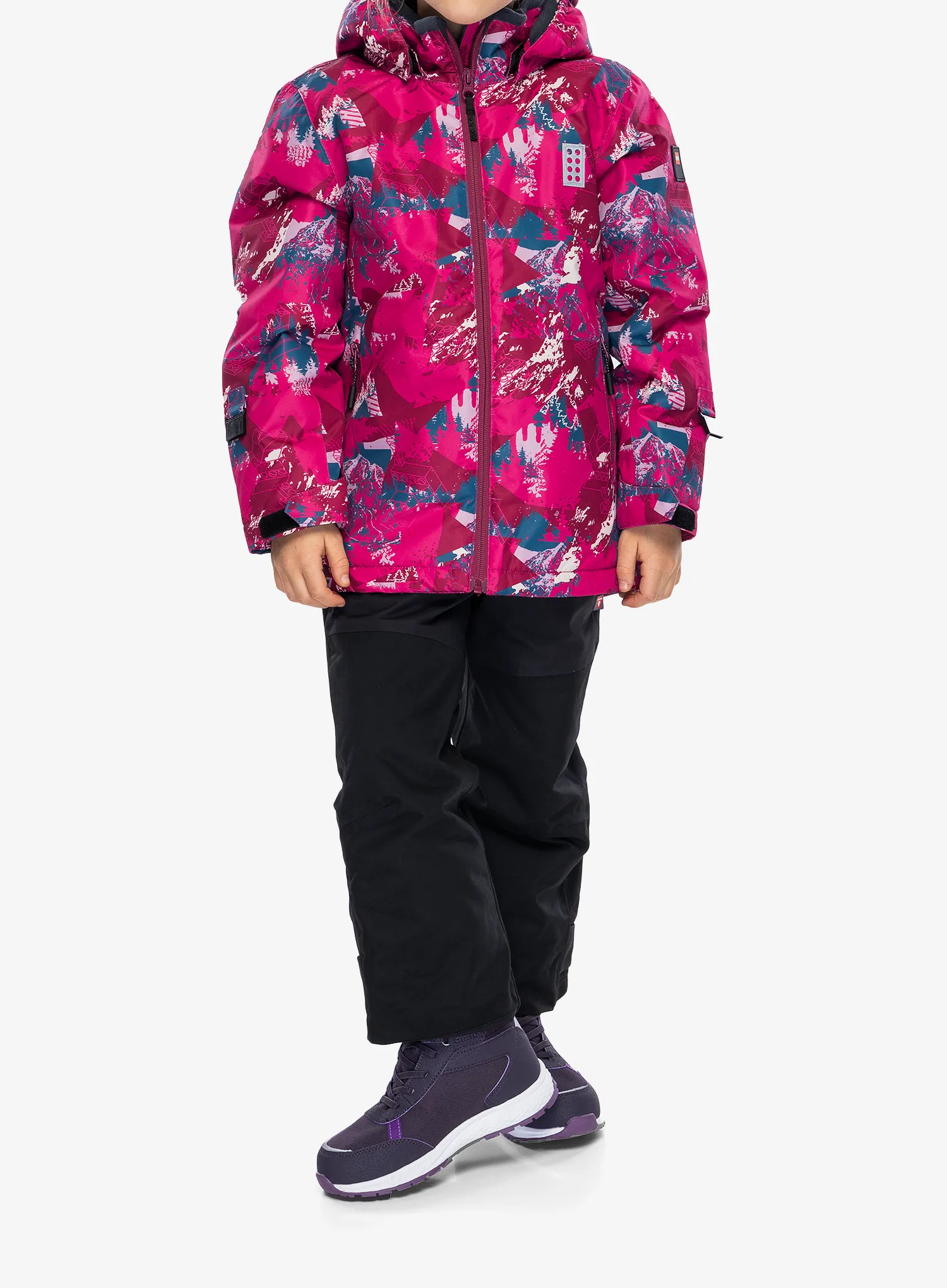 Dječja jakna LEGO Jad 710 - dark pink
