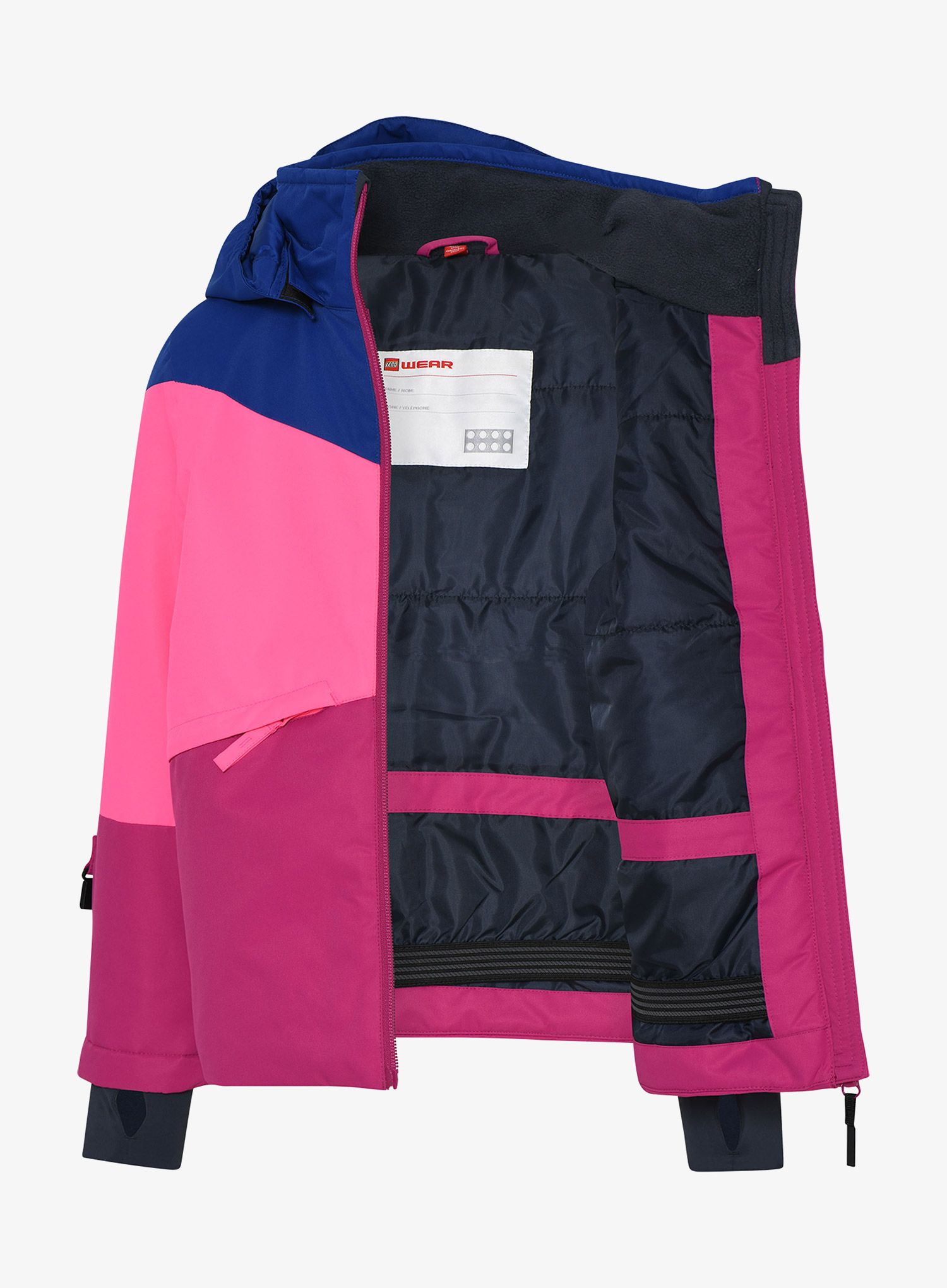 Dječja jakna LEGO Jested 708 - dark pink