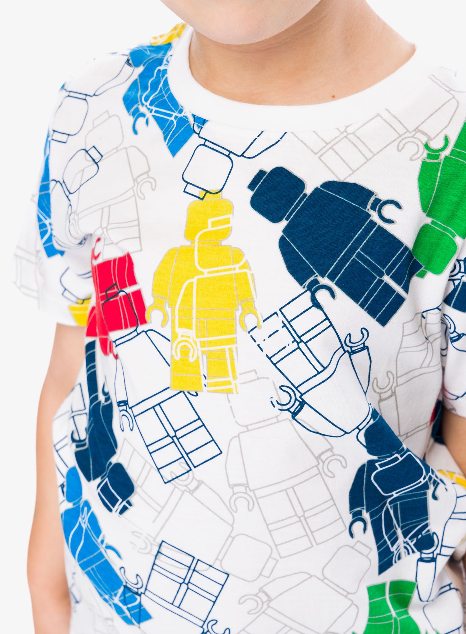 Dječja majica LEGO LW Tano 202 - white