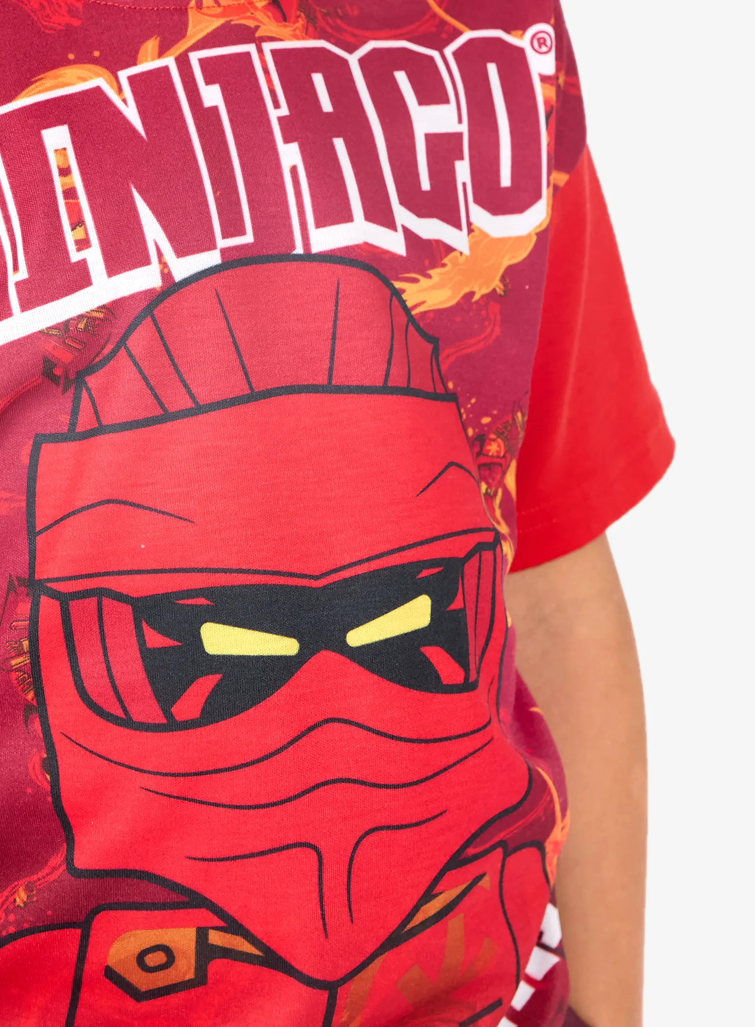 Dječja majica LEGO Lwtaffy 118 T-Shirt S/S - red