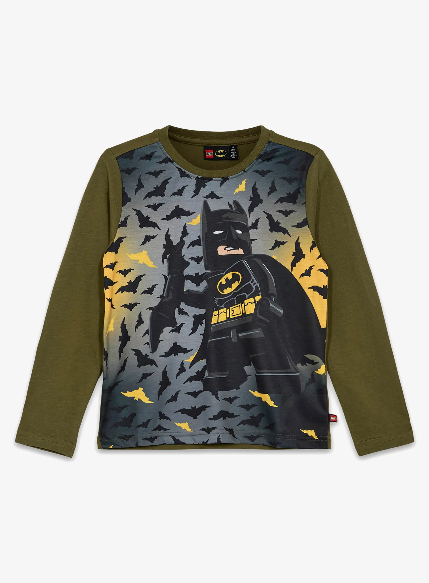 Dukserica za djecu LEGO Tano 601 - dark khaki