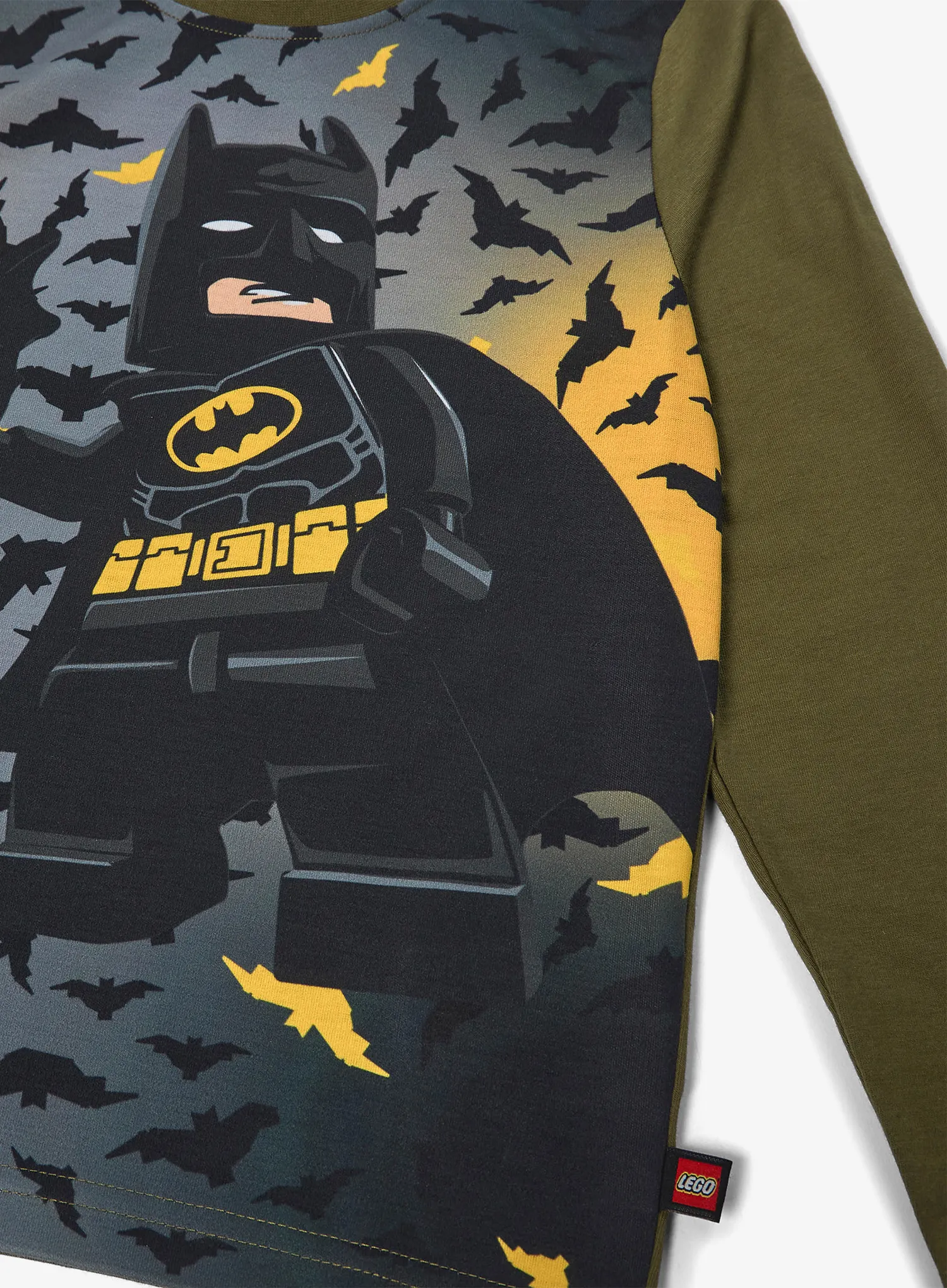 Dukserica za djecu LEGO Tano 601 - dark khaki