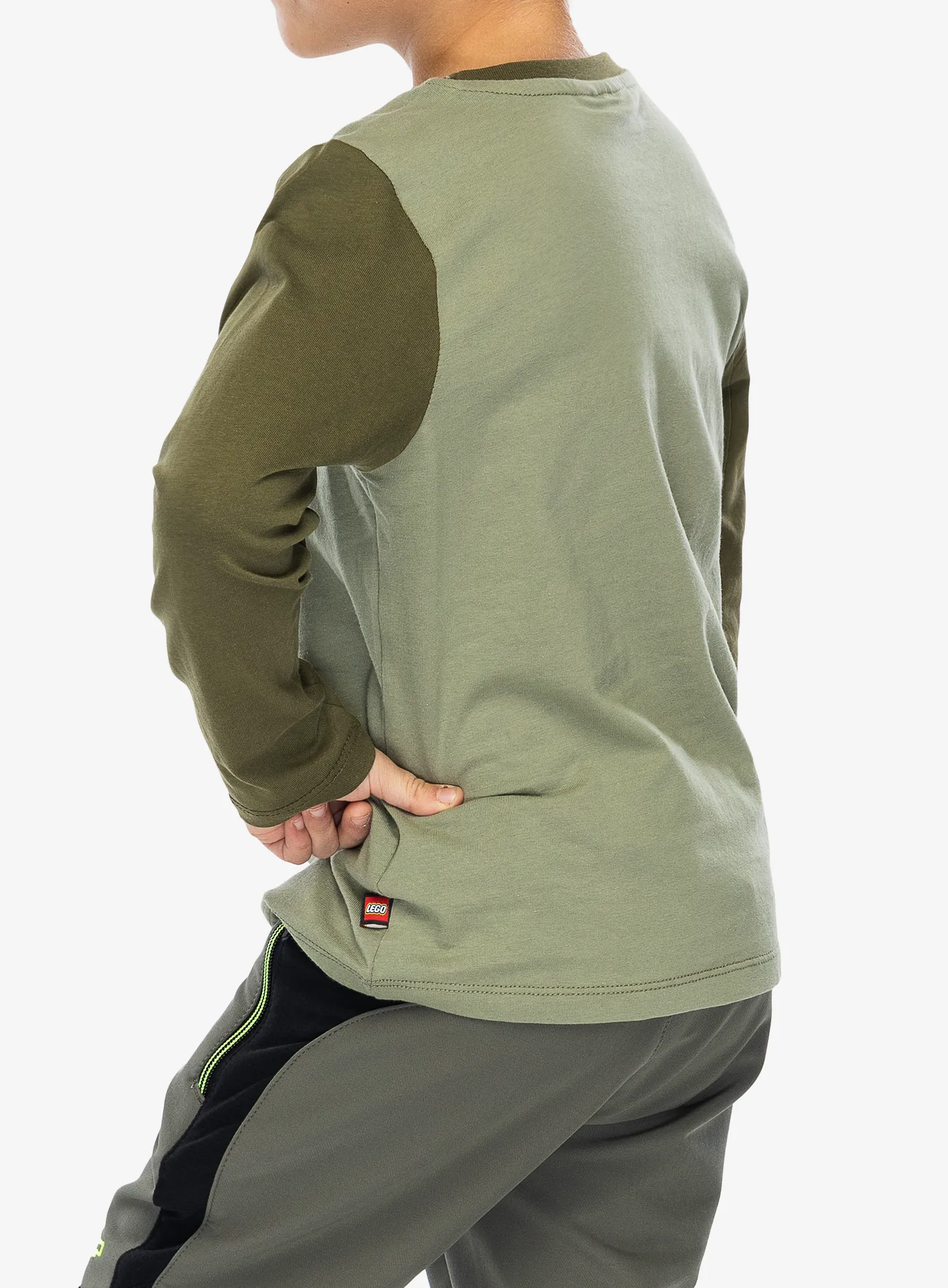 Dukserica za djecu LEGO Tano 615 - light olive green