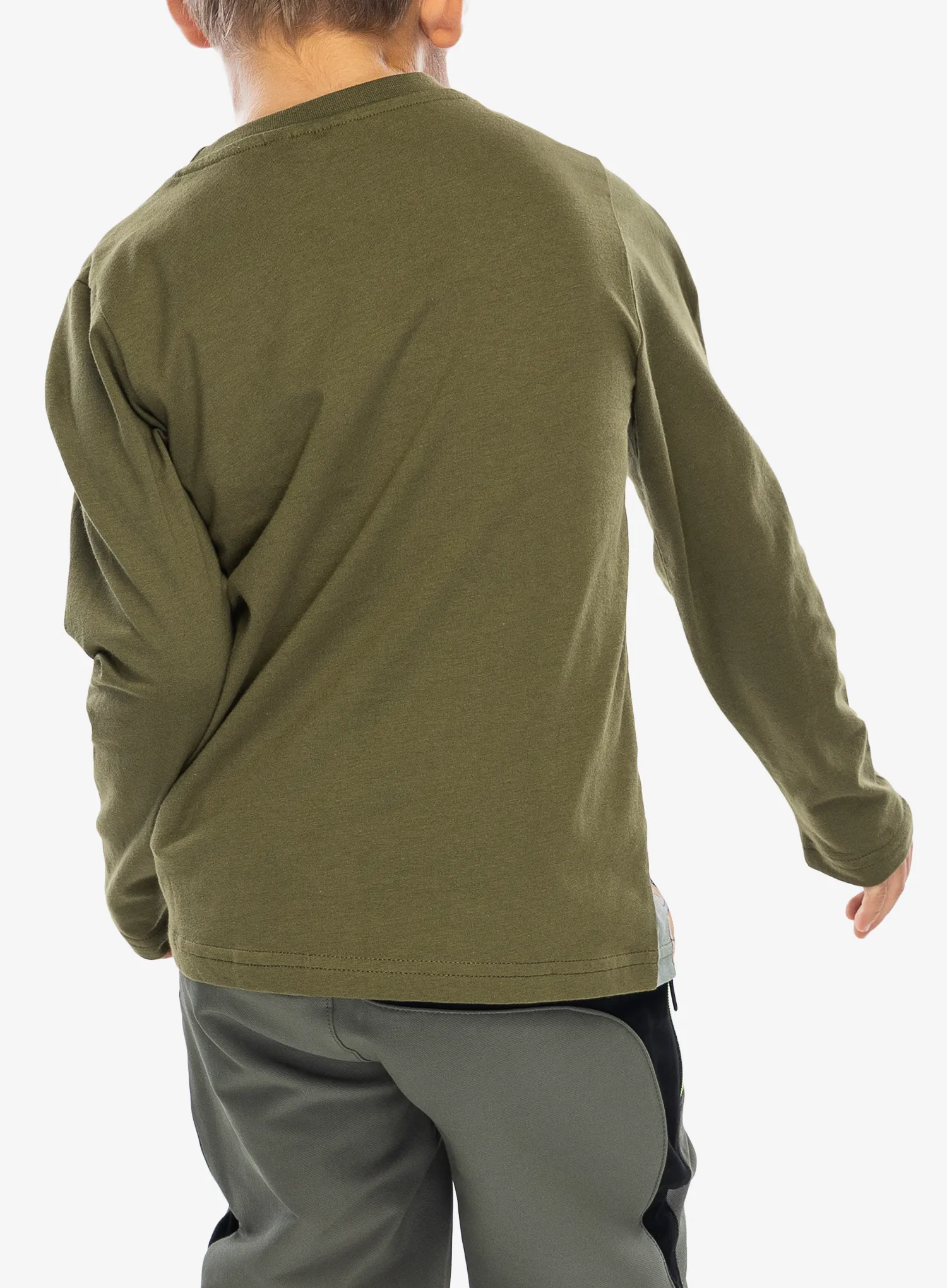 Dukserica za djecu LEGO Tano 706 - dark khaki
