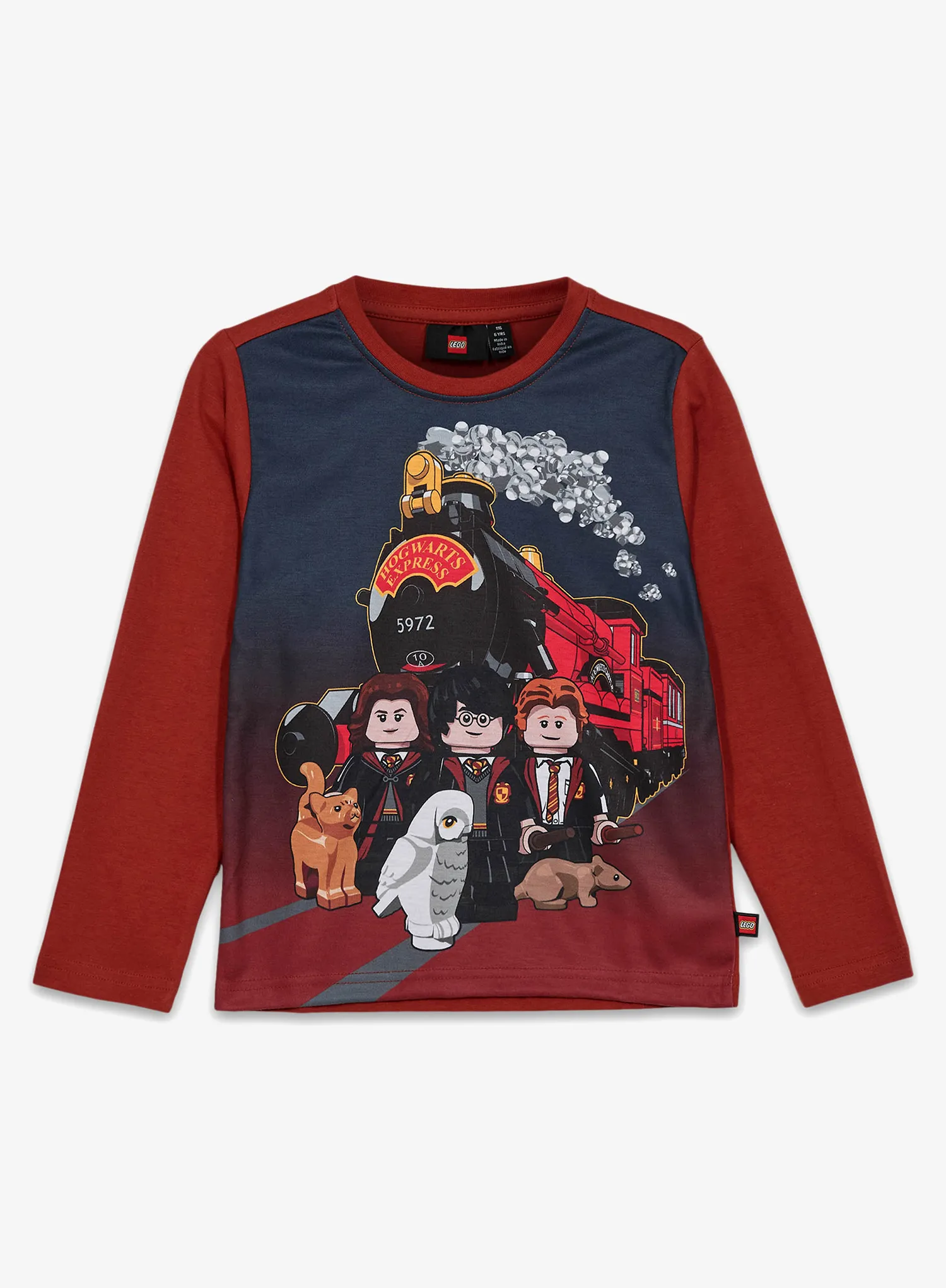 Dukserica za djecu LEGO Tano 706 - dark red