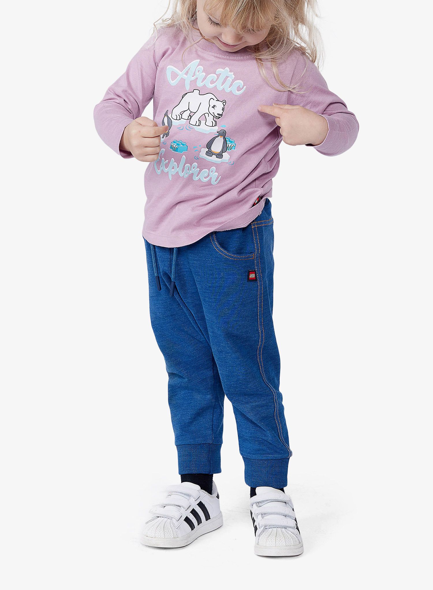 Dukserica za djecu LEGO Tay 600 - dust purple