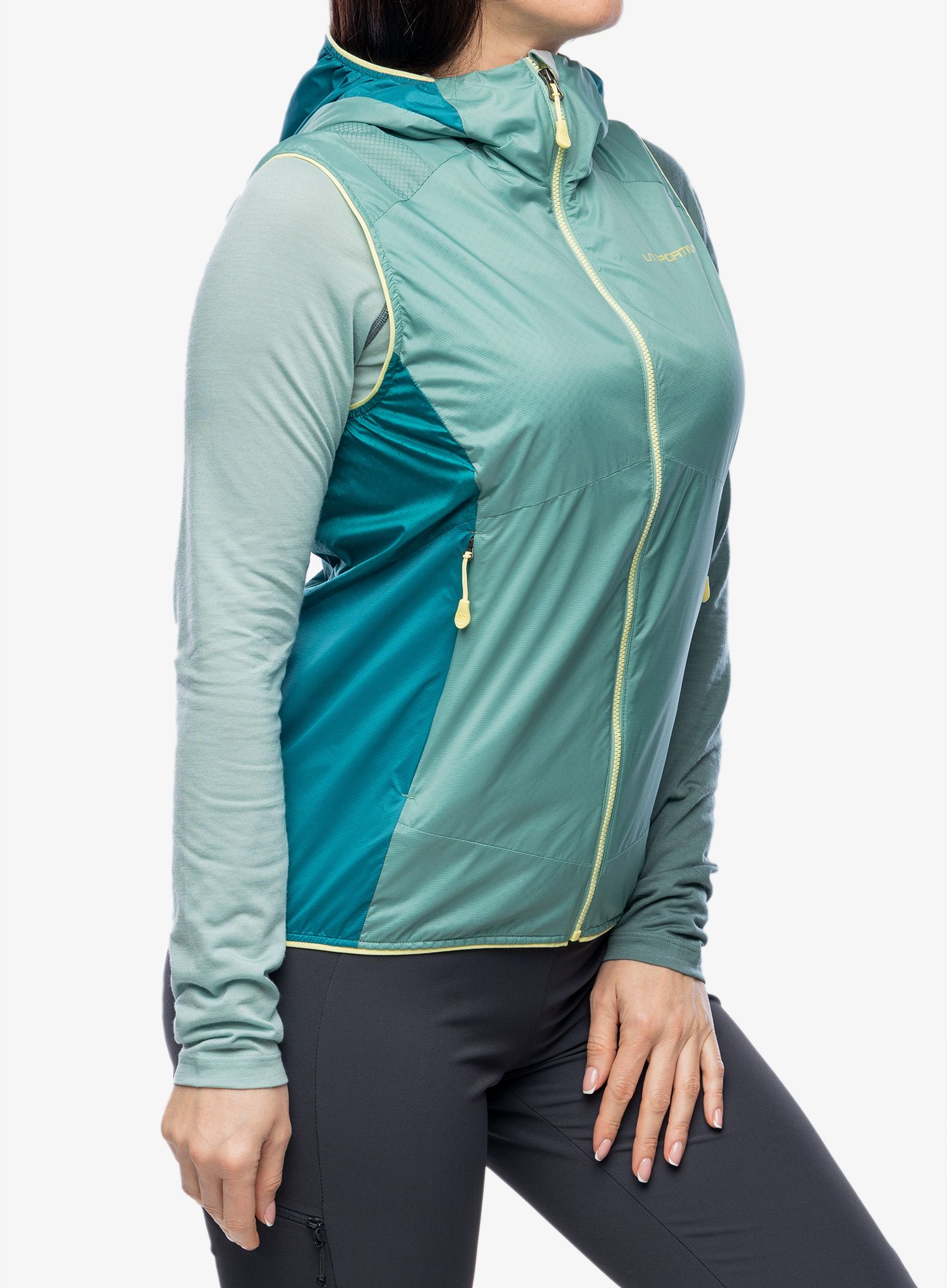 Ženski prsluk La Sportiva Across Lite Vest - juniper/everglade