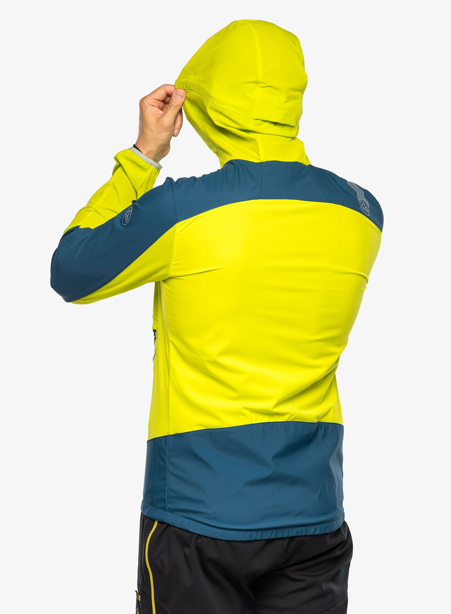 Softshell jakna La Sportiva Aequilibrium Softshell Jkt - lime punch/storm blue