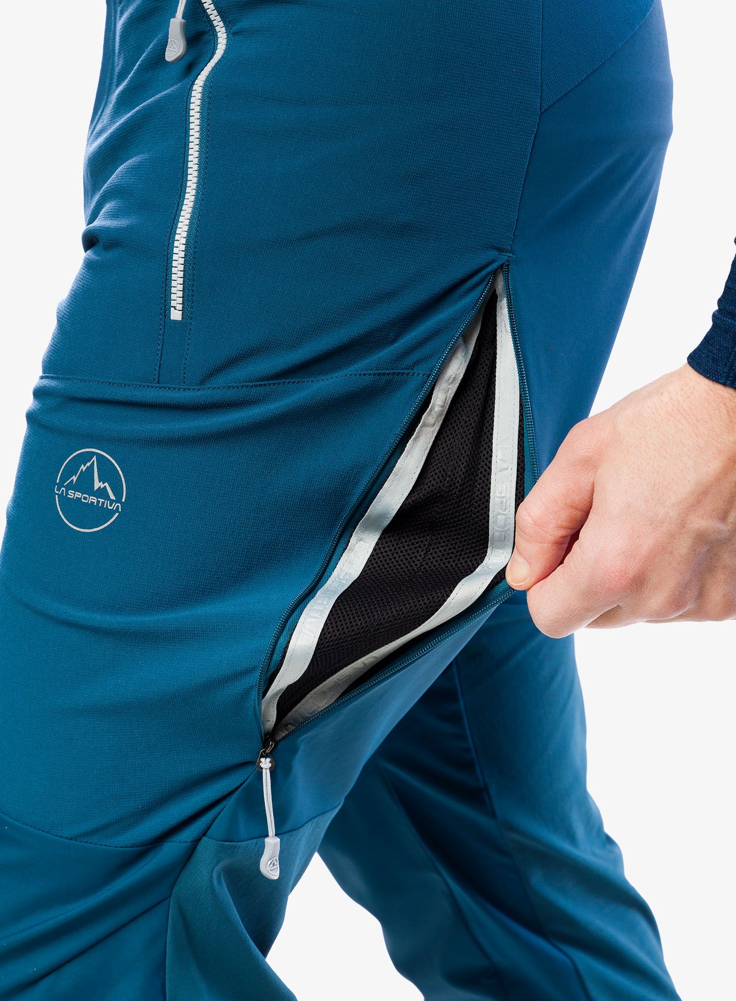 Softshell hlače La Sportiva Aequilibrium Softshell Pant - storm blue