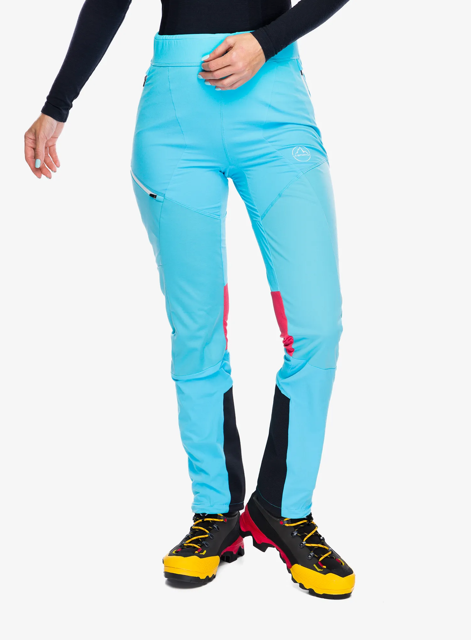 Ženske hlače La Sportiva Aequilibrium Softshell Tight - malibu blue
