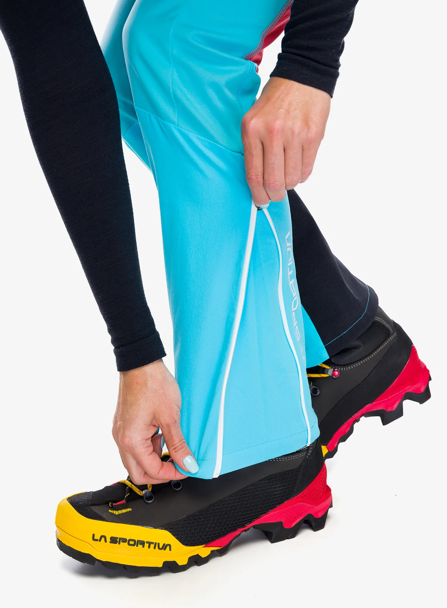 Ženske hlače La Sportiva Aequilibrium Softshell Tight - malibu blue