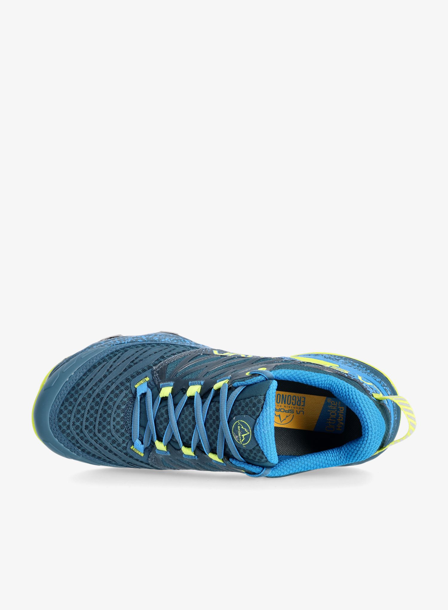 Tenisice za trail trčanje La Sportiva Akasha II - storm blue/lime punch