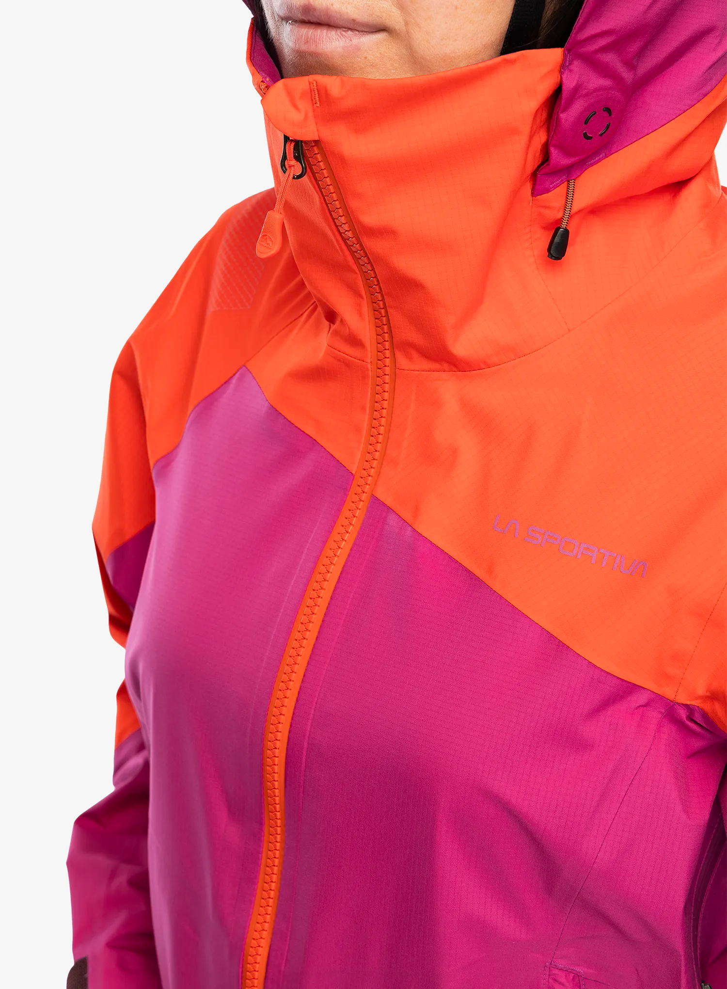 GORE-TEX ženska jakna La Sportiva Alpine Guide GTX Jkt - cherry tomato/springtime
