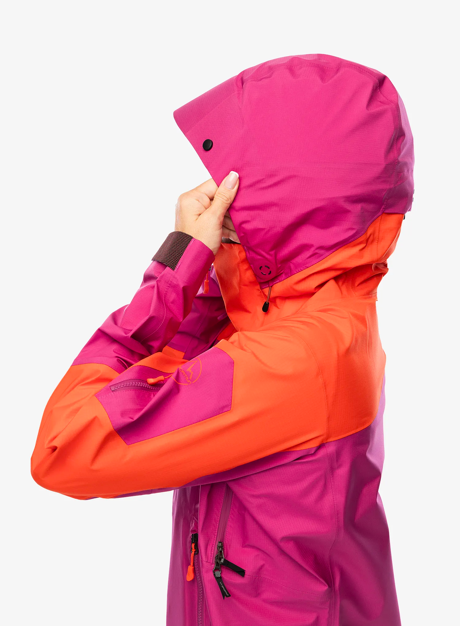GORE-TEX ženska jakna La Sportiva Alpine Guide GTX Jkt - cherry tomato/springtime