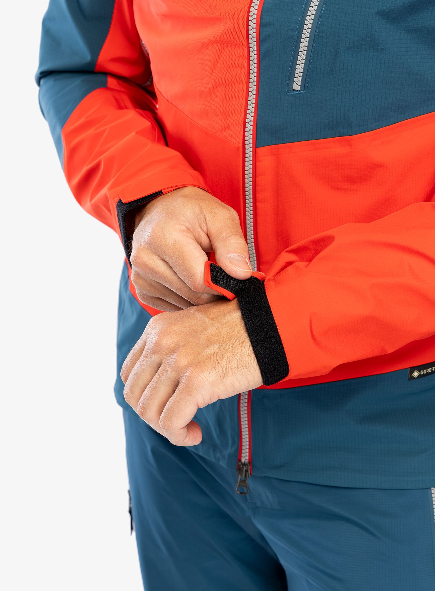 Kišna jakna La Sportiva Alpine Guide GTX Jkt - poppy/storm blue
