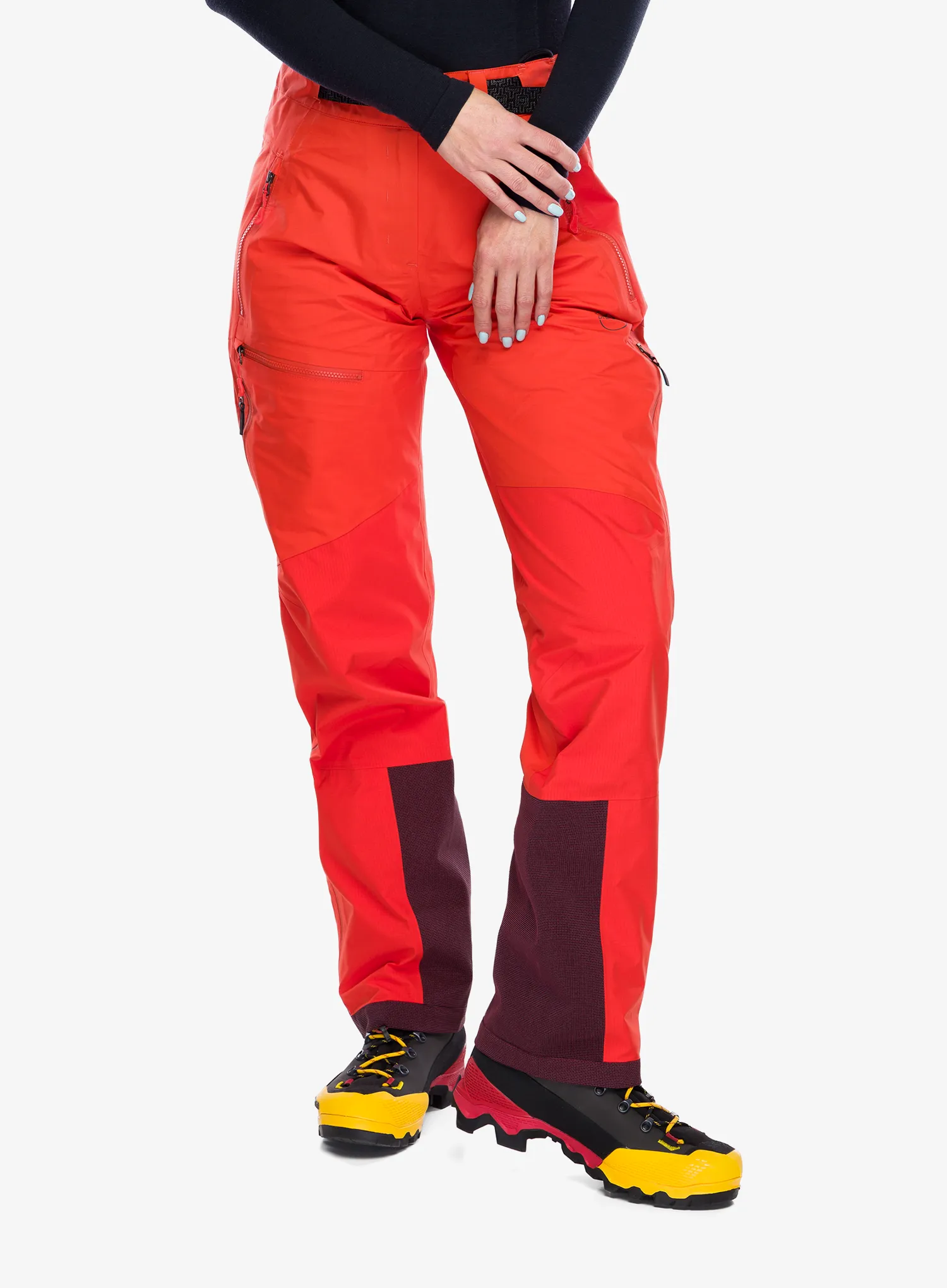 Ženske GORE-TEX hlače La Sportiva Alpine Guide GTX Pant - cherry tomato