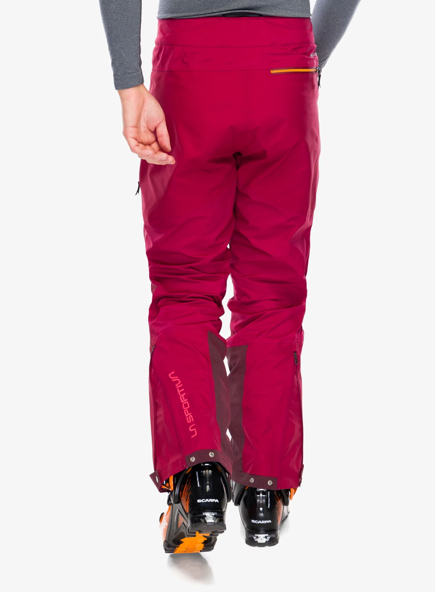 Kišne hlače La Sportiva Alpine Guide GTX Pant - sangria