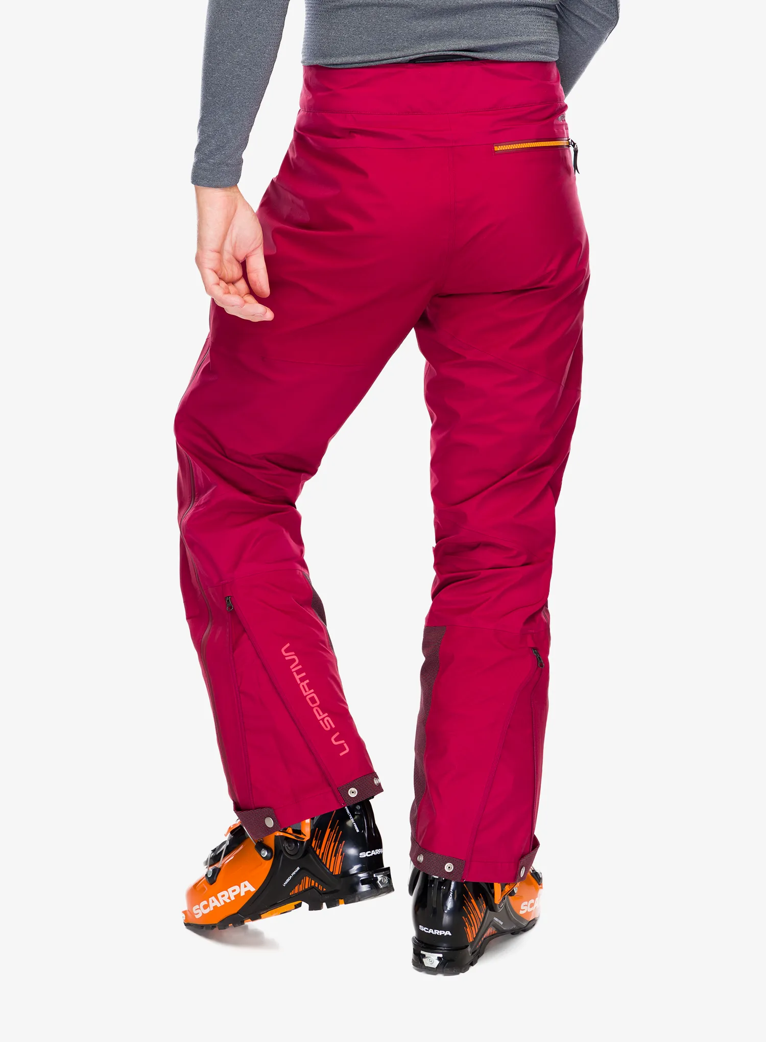 Kišne hlače La Sportiva Alpine Guide GTX Pant - sangria