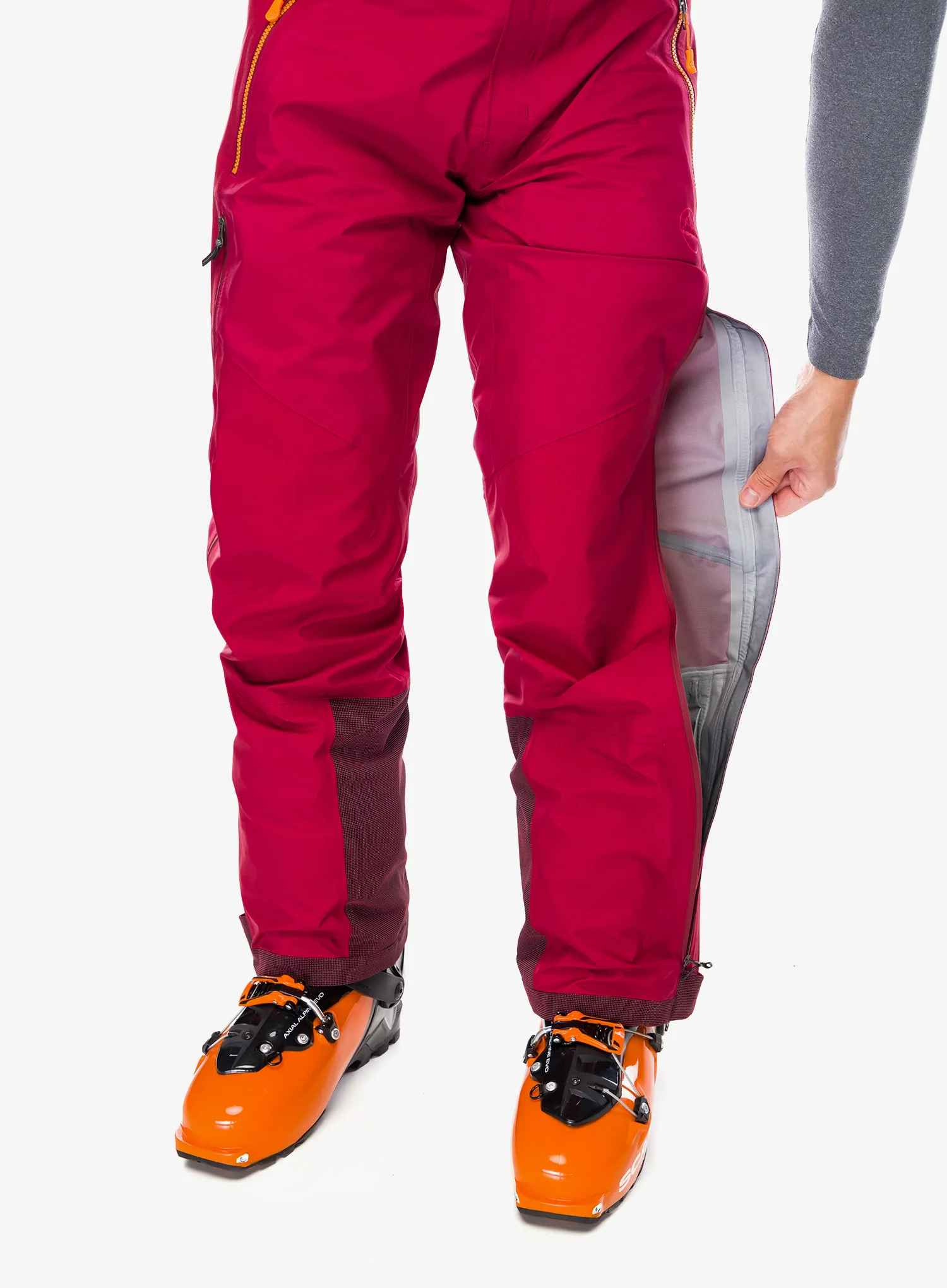 Kišne hlače La Sportiva Alpine Guide GTX Pant - sangria