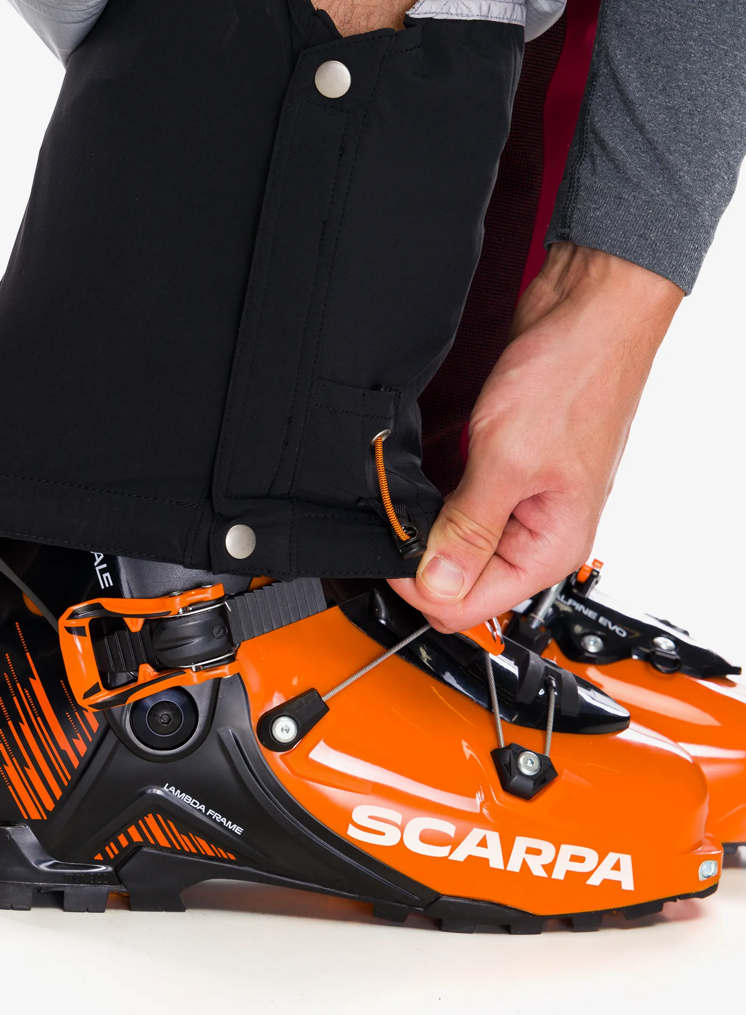 Kišne hlače La Sportiva Alpine Guide GTX Pant - sangria