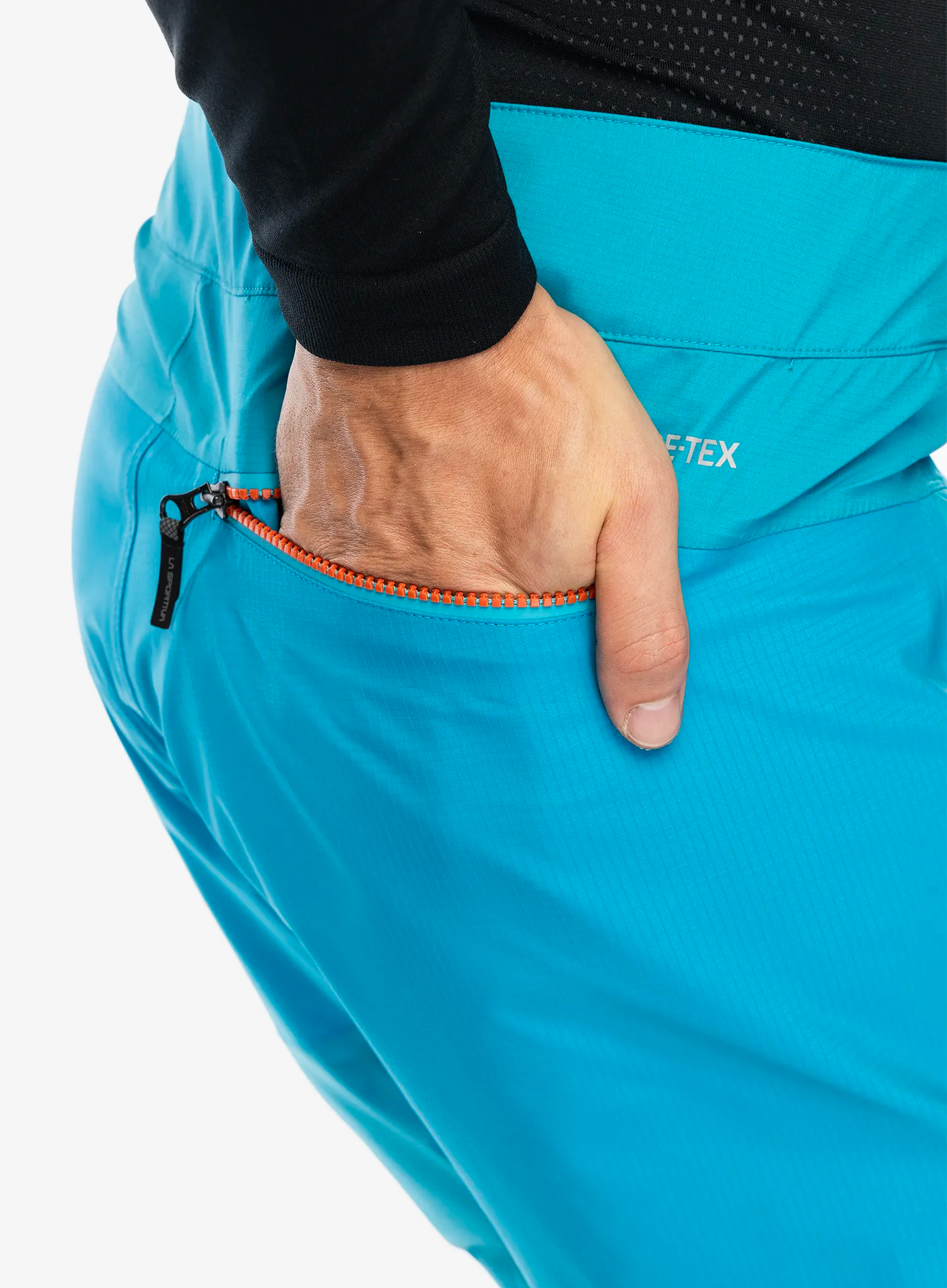 Kišne hlače La Sportiva Alpine Guide GTX Pant - tropic blue