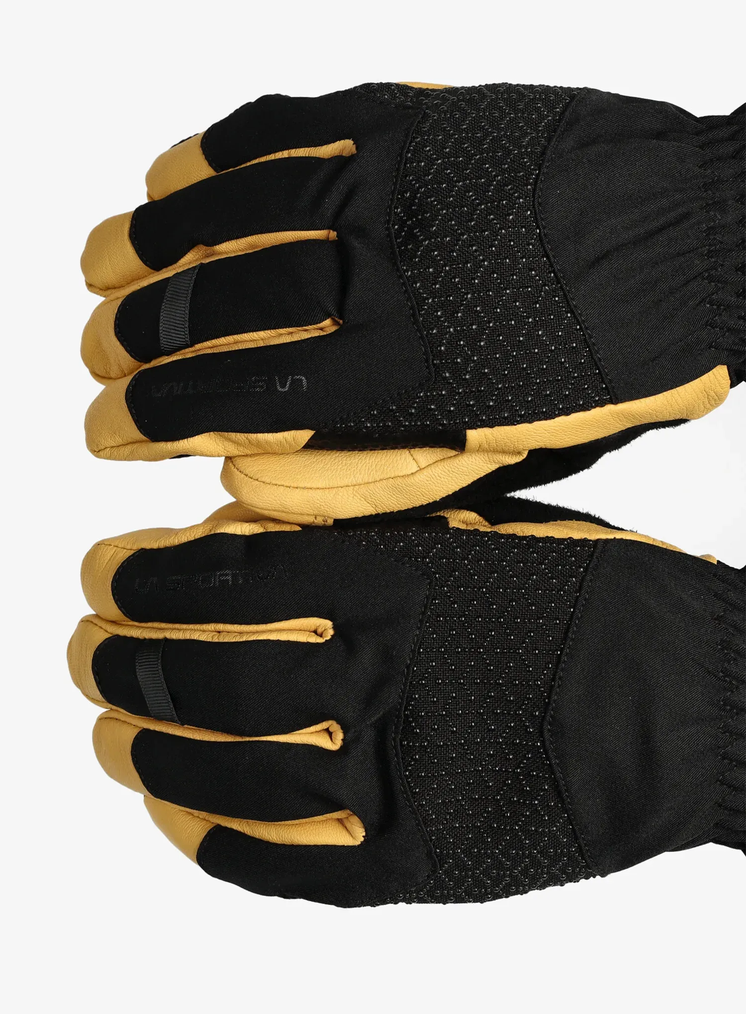 Rukavice za planine La Sportiva Alpine Guide Leather Gloves - black/cedar