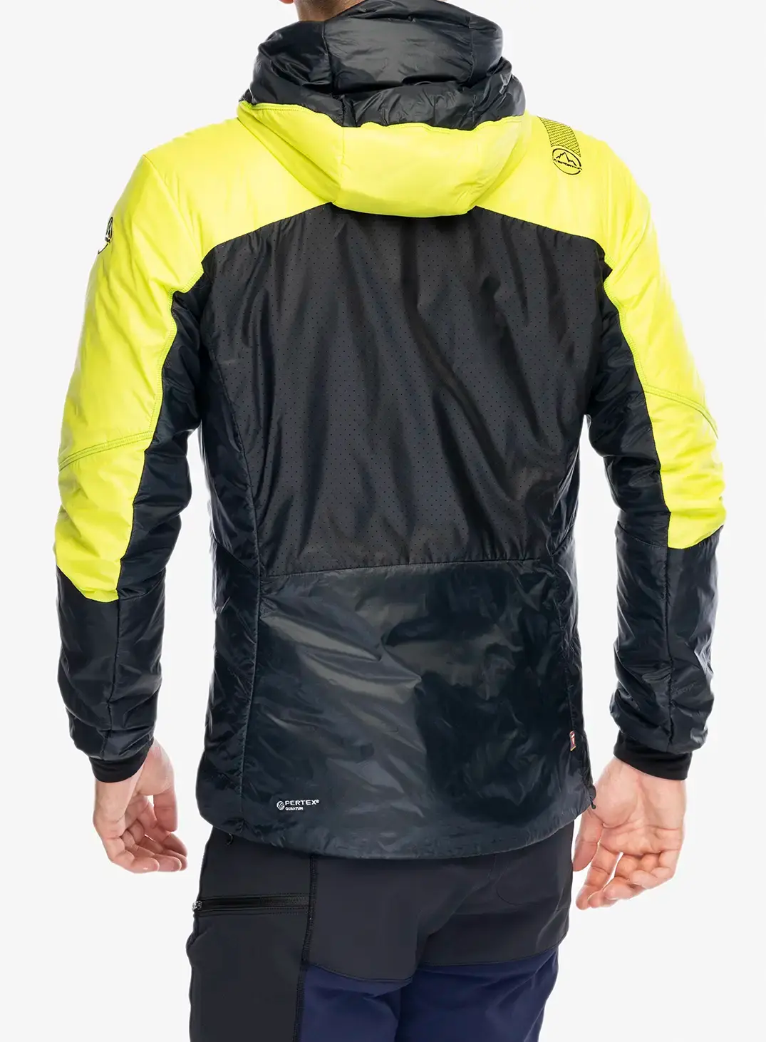 Jakna s postavom La Sportiva Alpine Guide Primaloft Hoody - black/lime punch