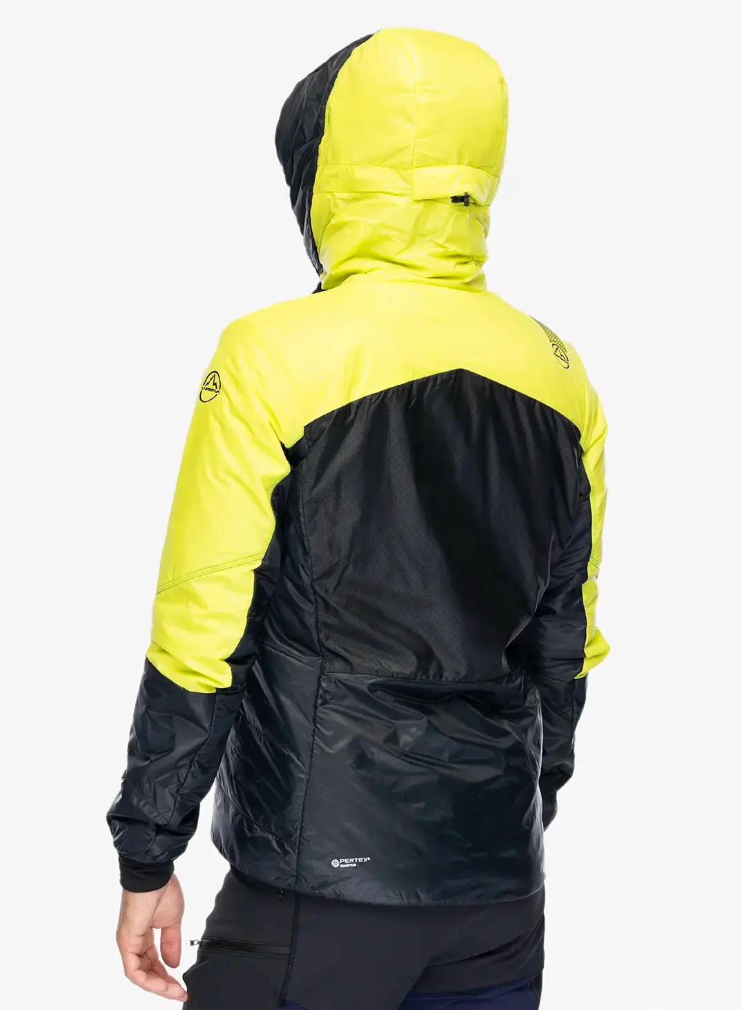 Jakna s postavom La Sportiva Alpine Guide Primaloft Hoody - black/lime punch