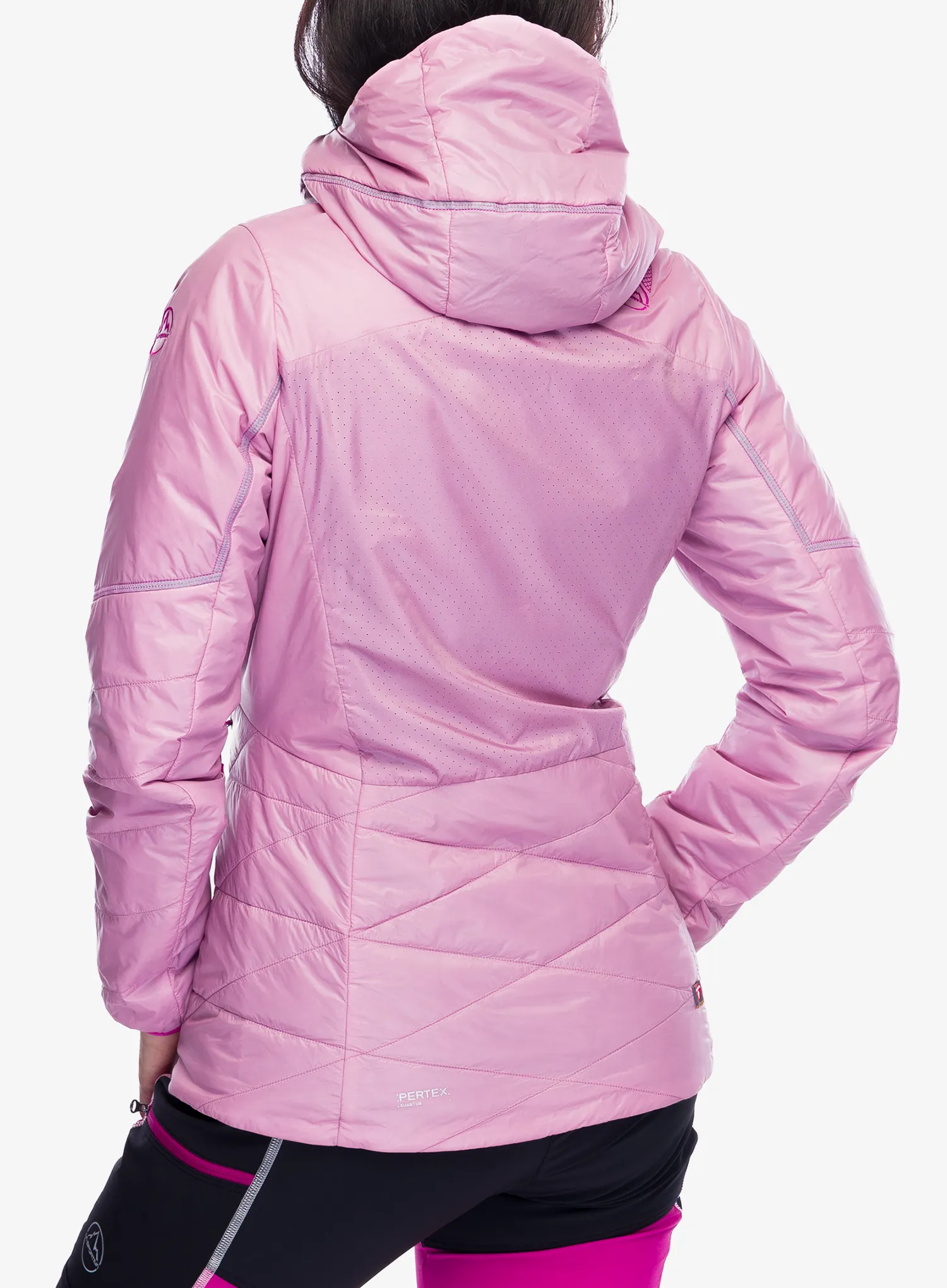 Jakna s postavom ženska La Sportiva Alpine Guide Primaloft Hoody - rose