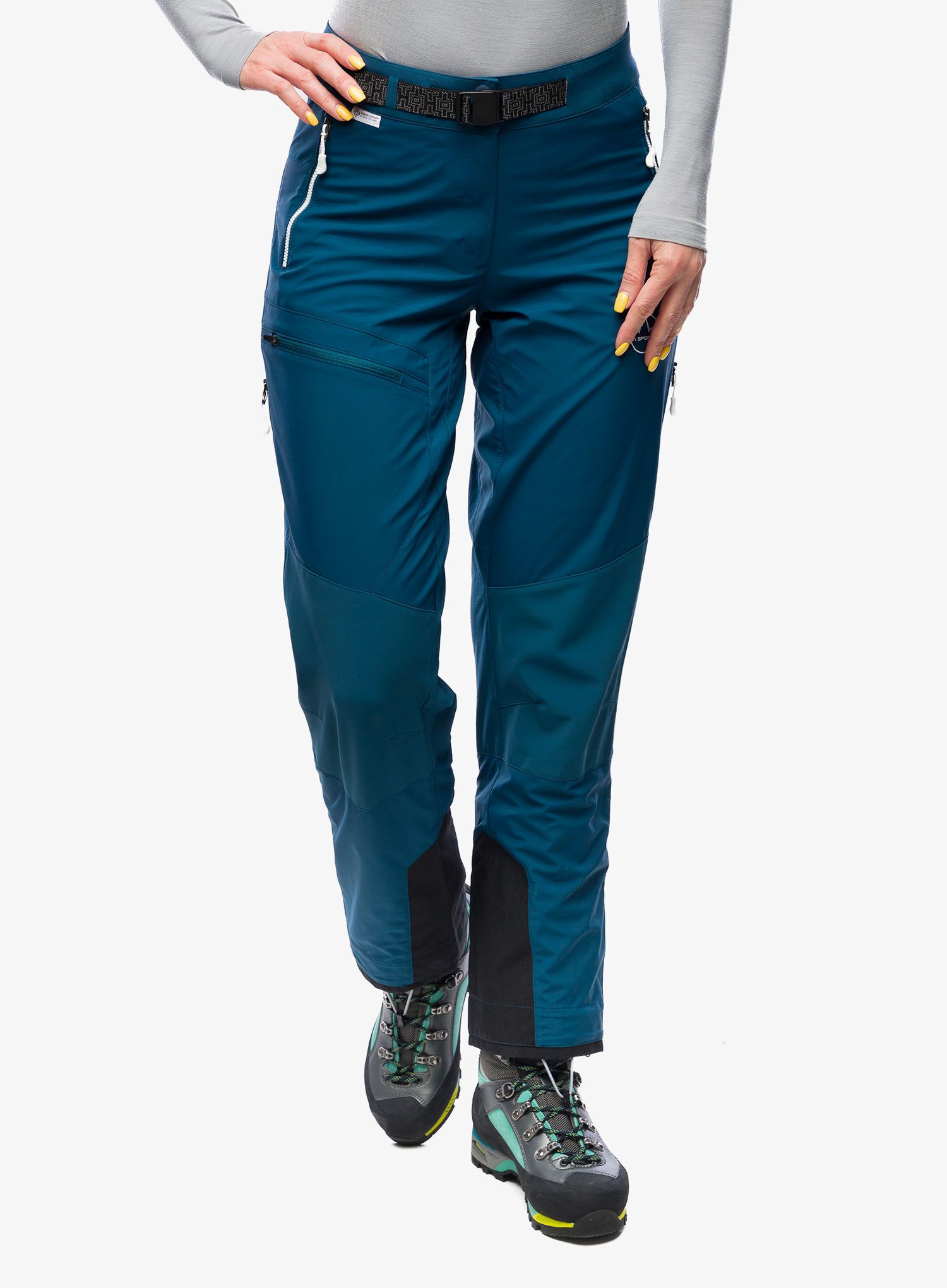 Ženske softshell hlače La Sportiva Alpine Guide Softshell Pant - storm blue