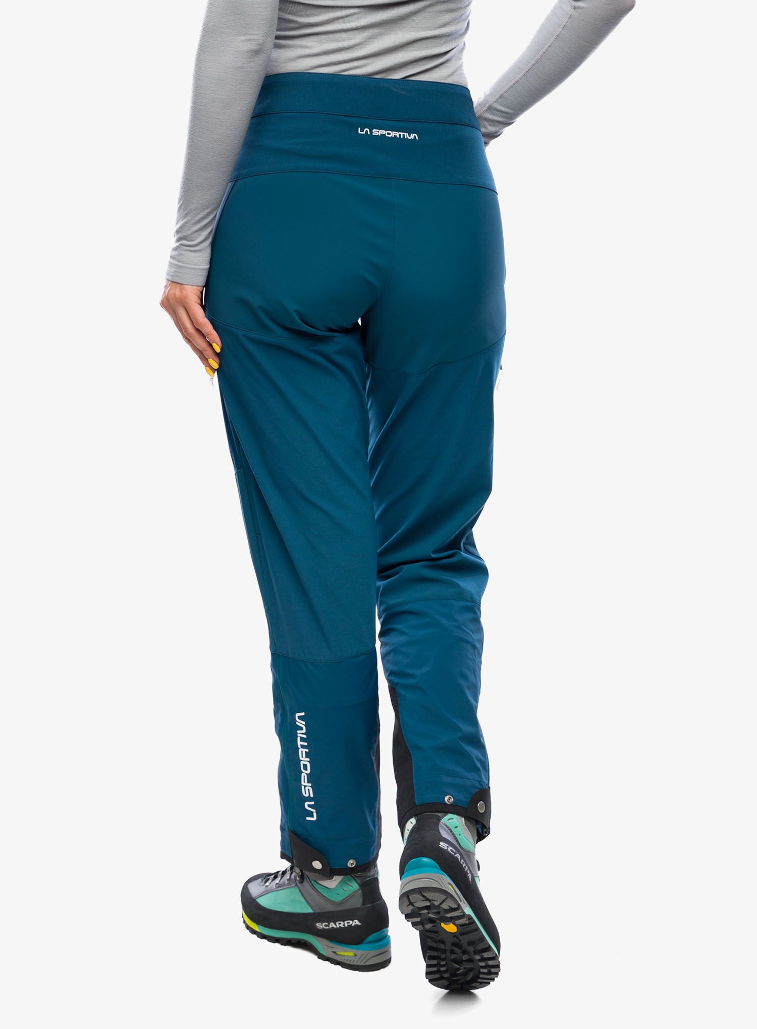 Ženske softshell hlače La Sportiva Alpine Guide Softshell Pant - storm blue