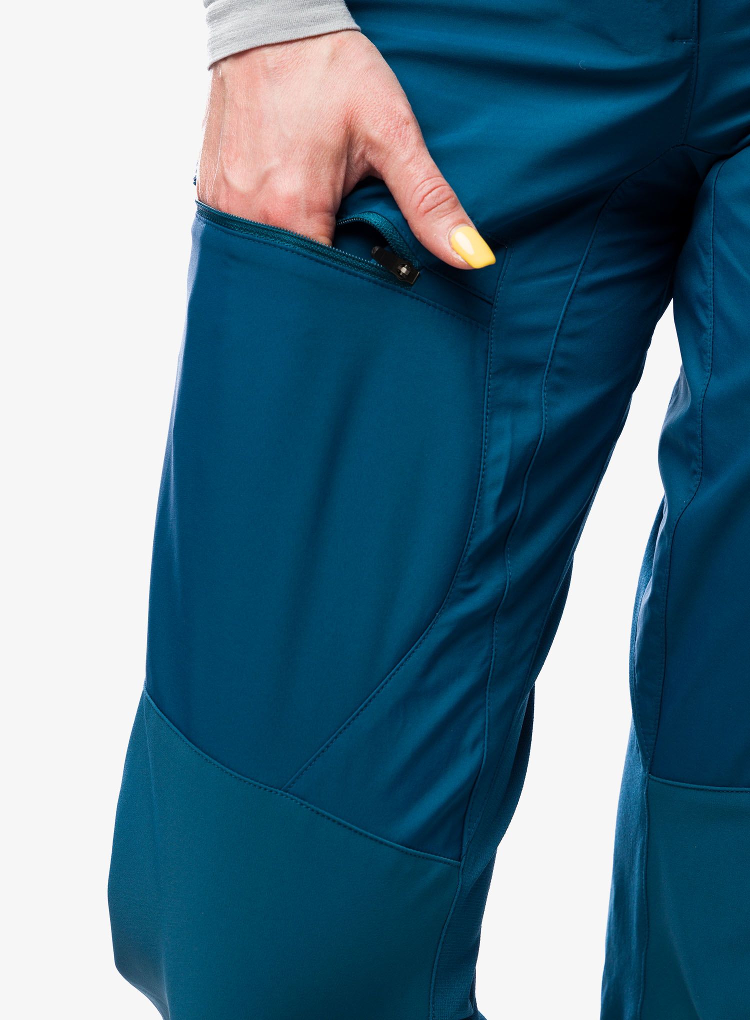 Ženske softshell hlače La Sportiva Alpine Guide Softshell Pant - storm blue