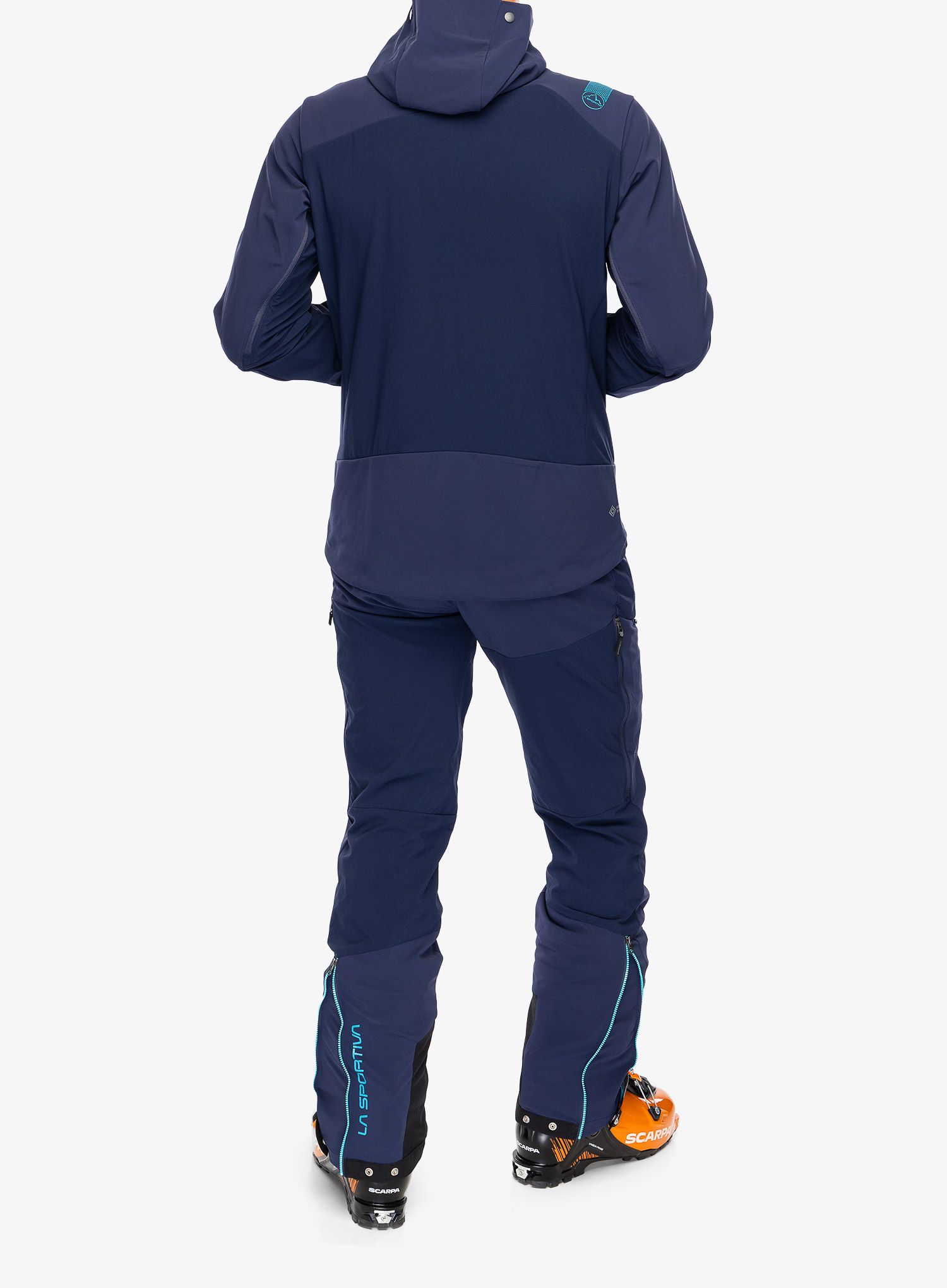 Softshell hlače La Sportiva Alpine Guide Windstopper Pant - deep sea
