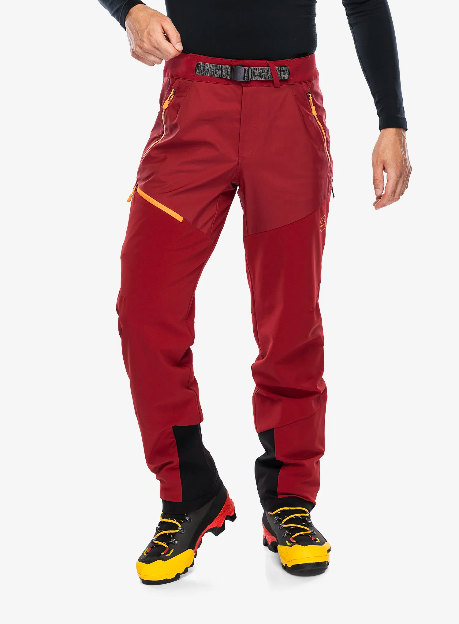 Softshell hlače La Sportiva Alpine Guide Windstopper Pant - sangria