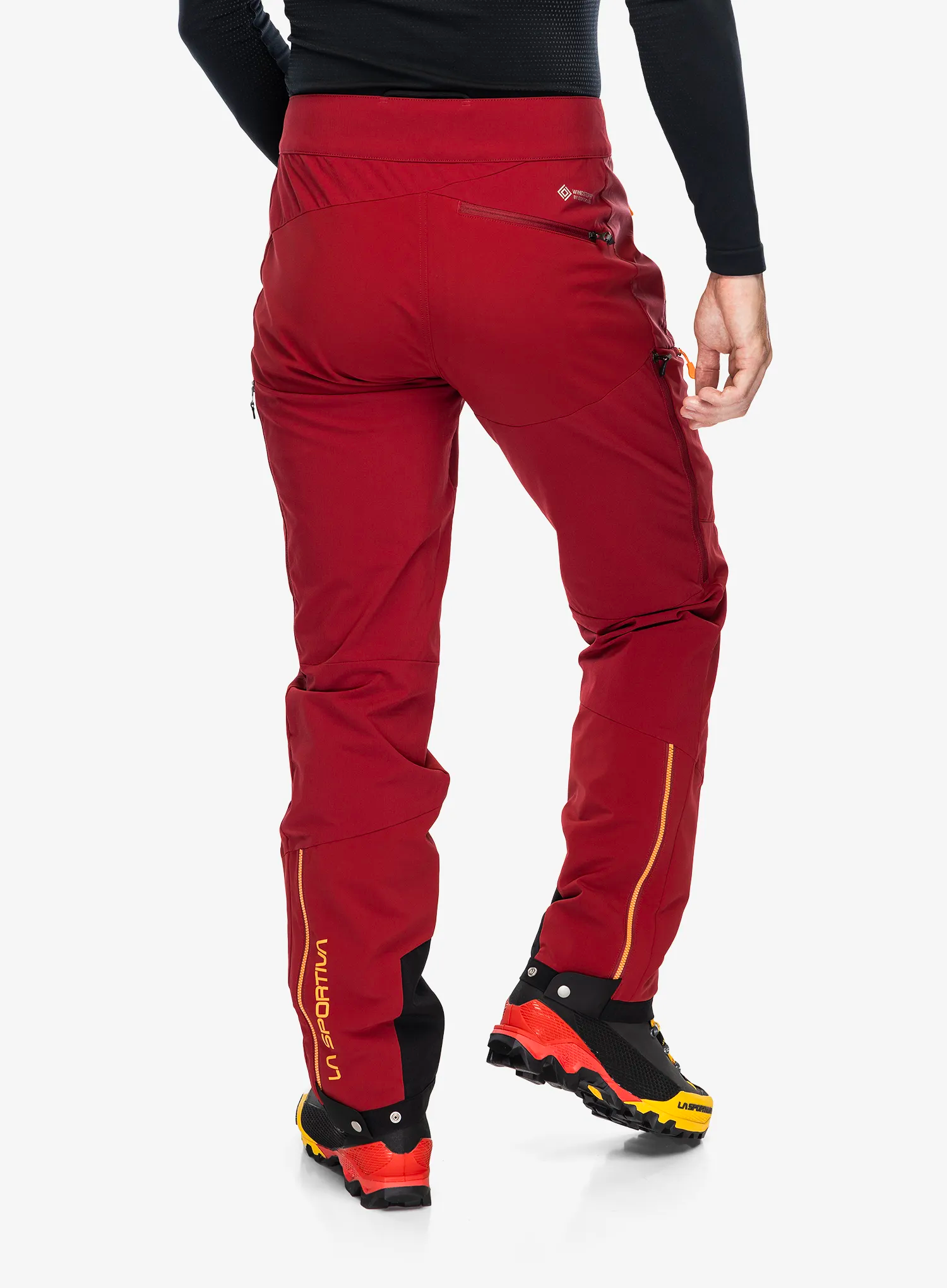 Softshell hlače La Sportiva Alpine Guide Windstopper Pant - sangria