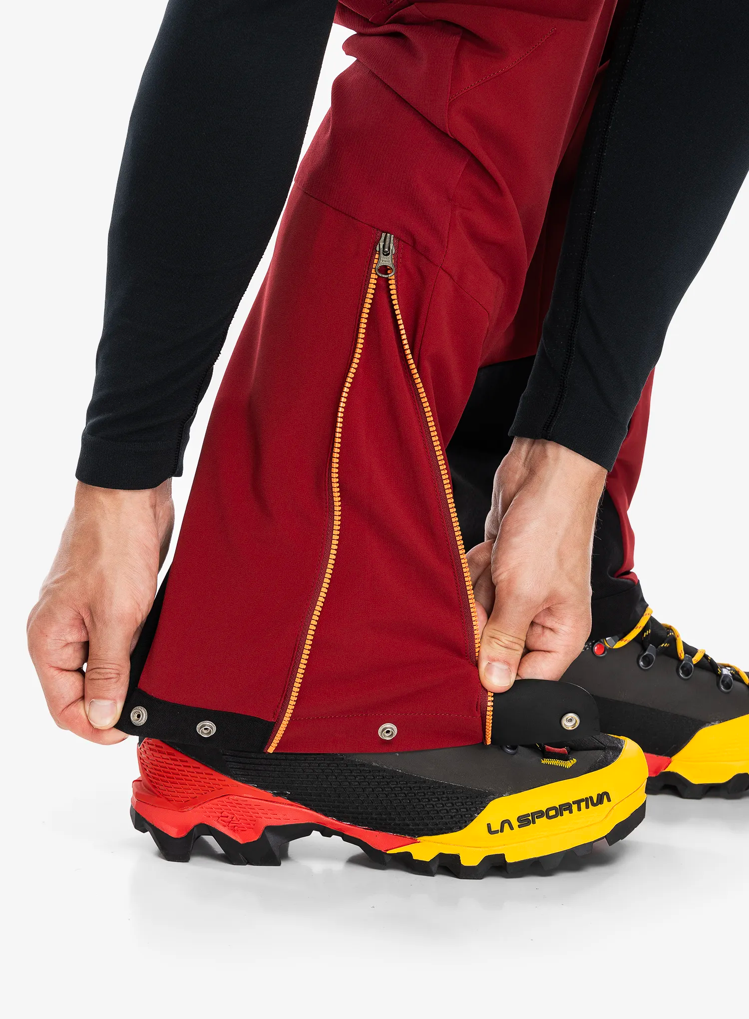 Softshell hlače La Sportiva Alpine Guide Windstopper Pant - sangria