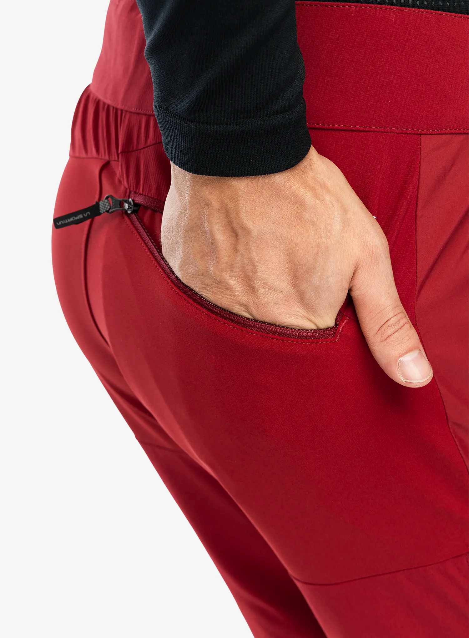 Softshell hlače La Sportiva Alpine Guide Windstopper Pant - sangria