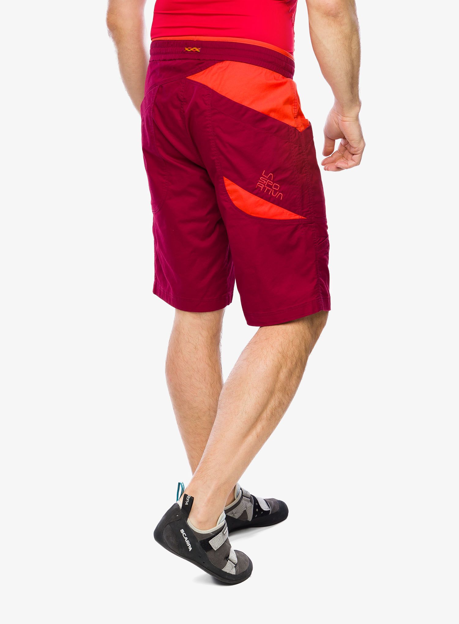Penjačke kratke hlače La Sportiva Bleauser Short - sangria/cherry tomato