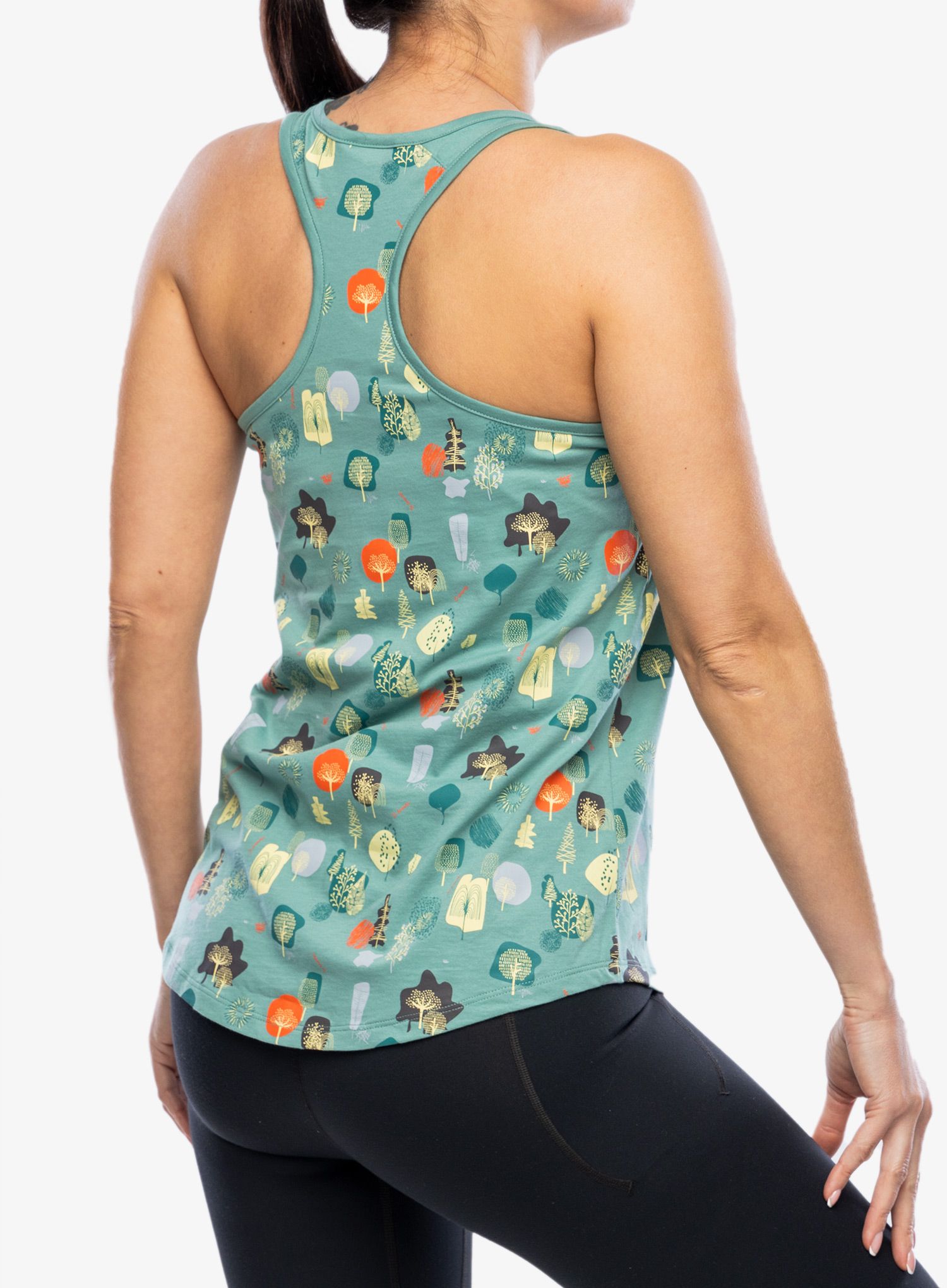 Ženski penjački top La Sportiva Botanic Tank - juniper/cherry tomato