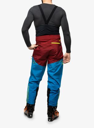 Skijaške hlače La Sportiva Chaser Evo Shell Bib Pant - electric blue/sangria